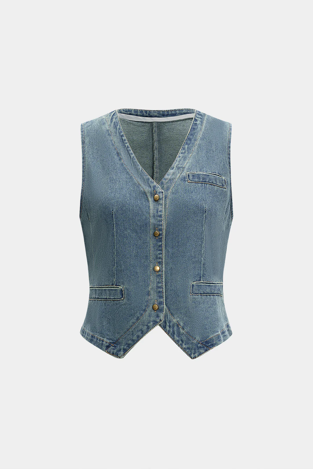 Basic Denim Vest