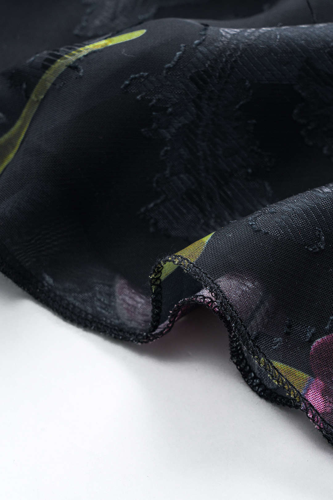 Floral Print Chiffon Skirt