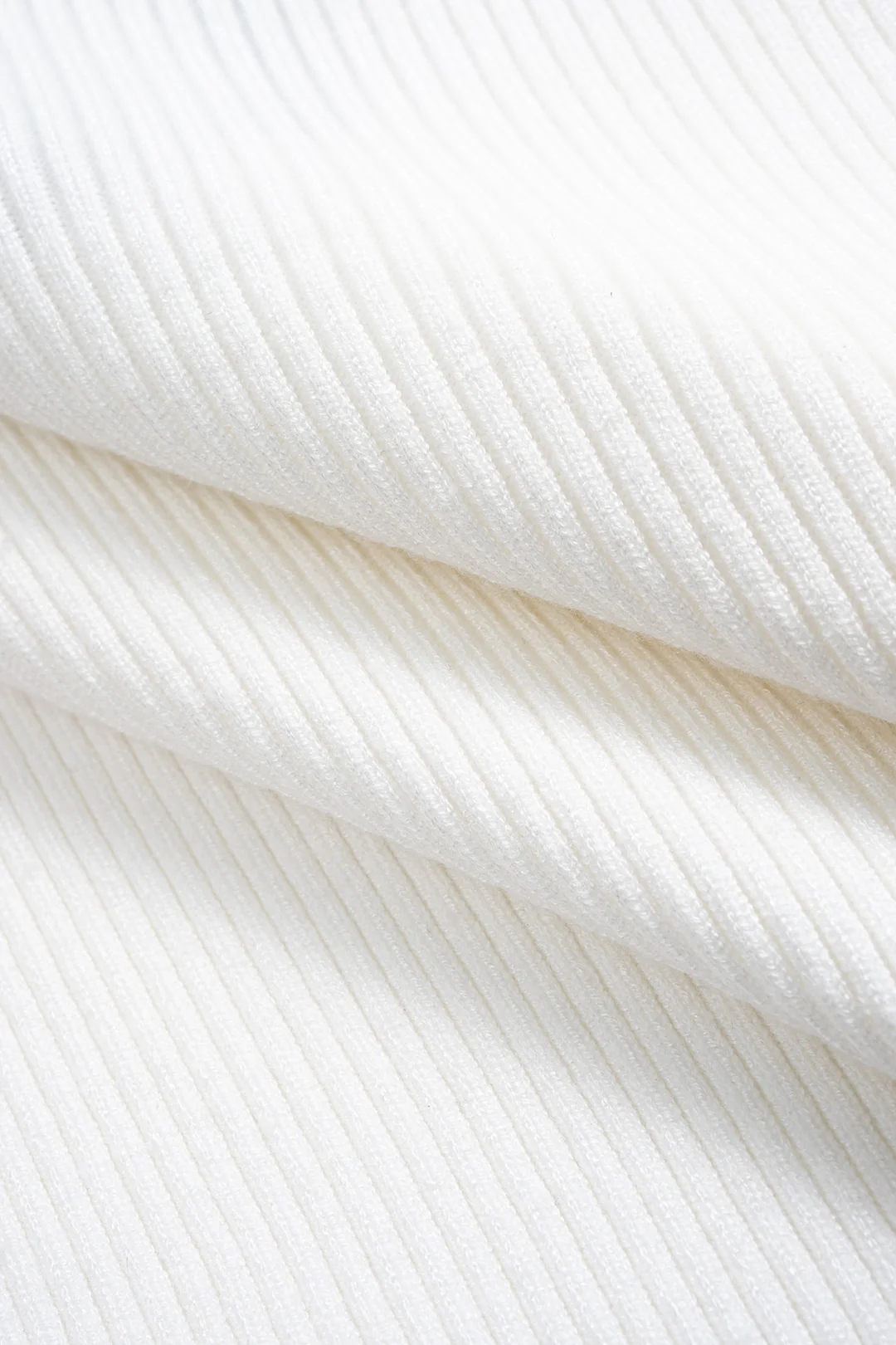 Knit Button Contrast Short-Sleeve Top