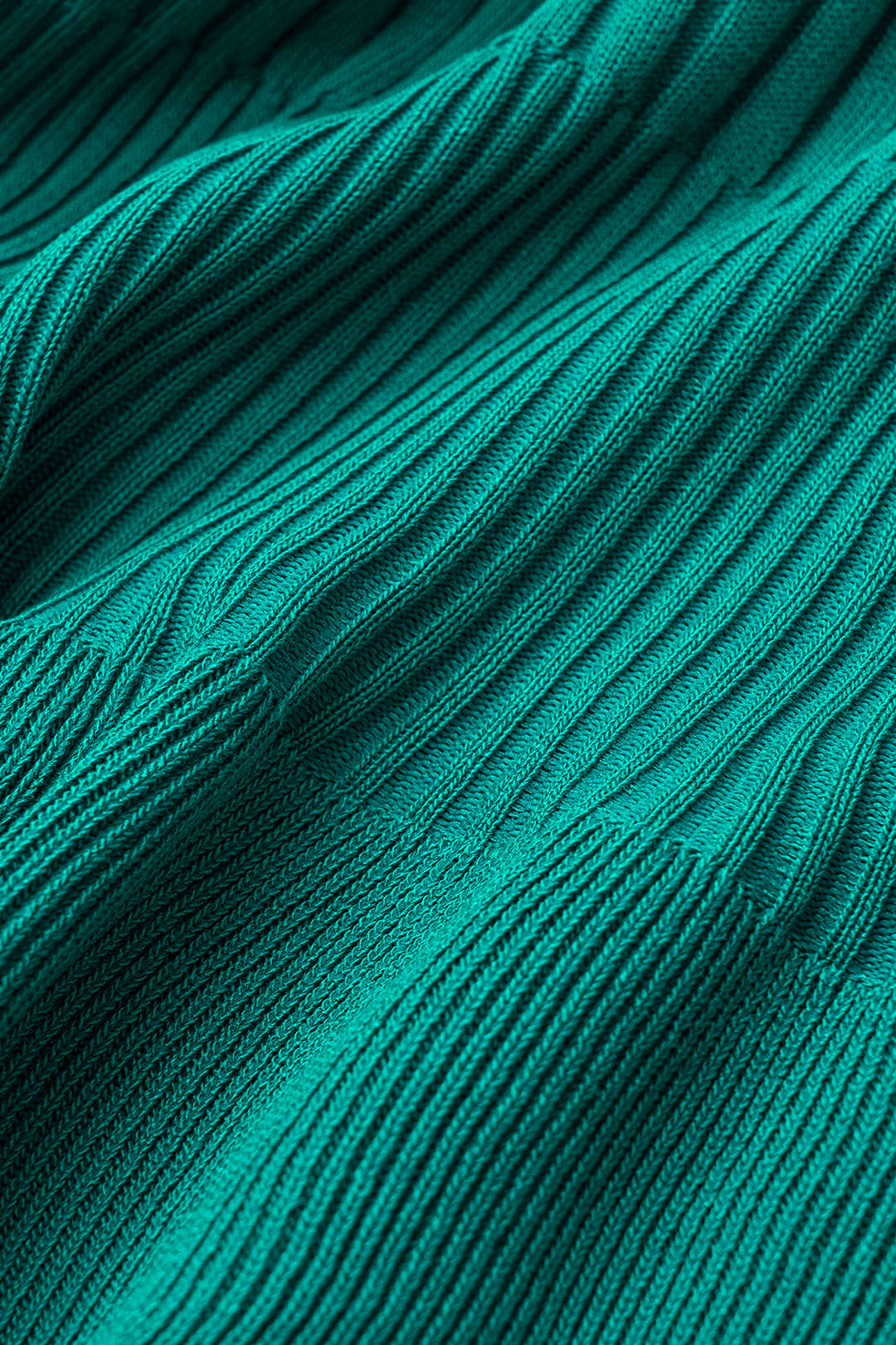 Knit Hollow-Out Pleated Ruffle Sleeveless Dress