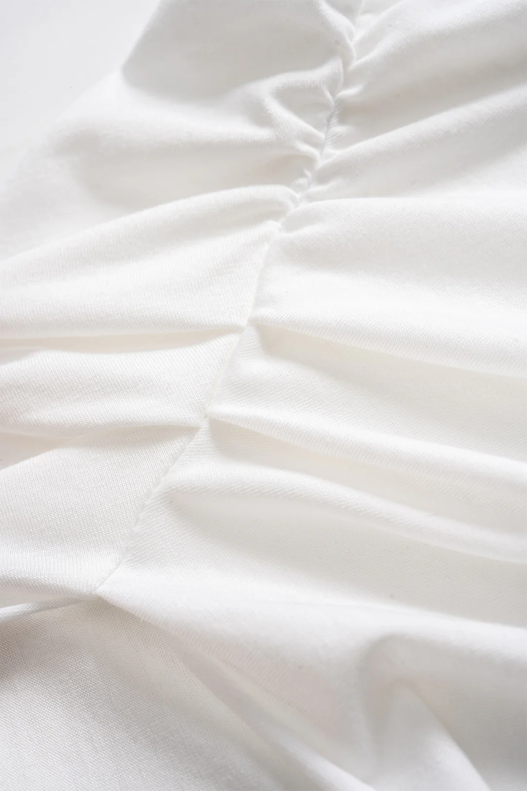 Ruched Short-Sleeved T-Shirt