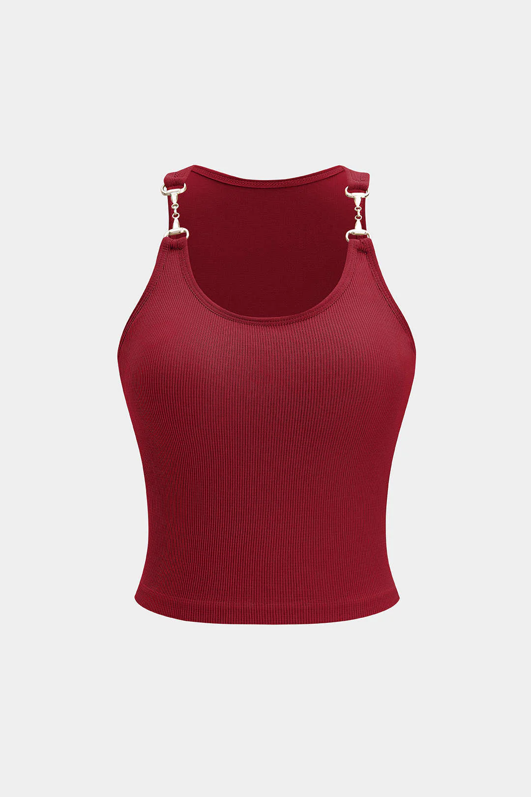 Metallic Decor Sleeveless Cami Top