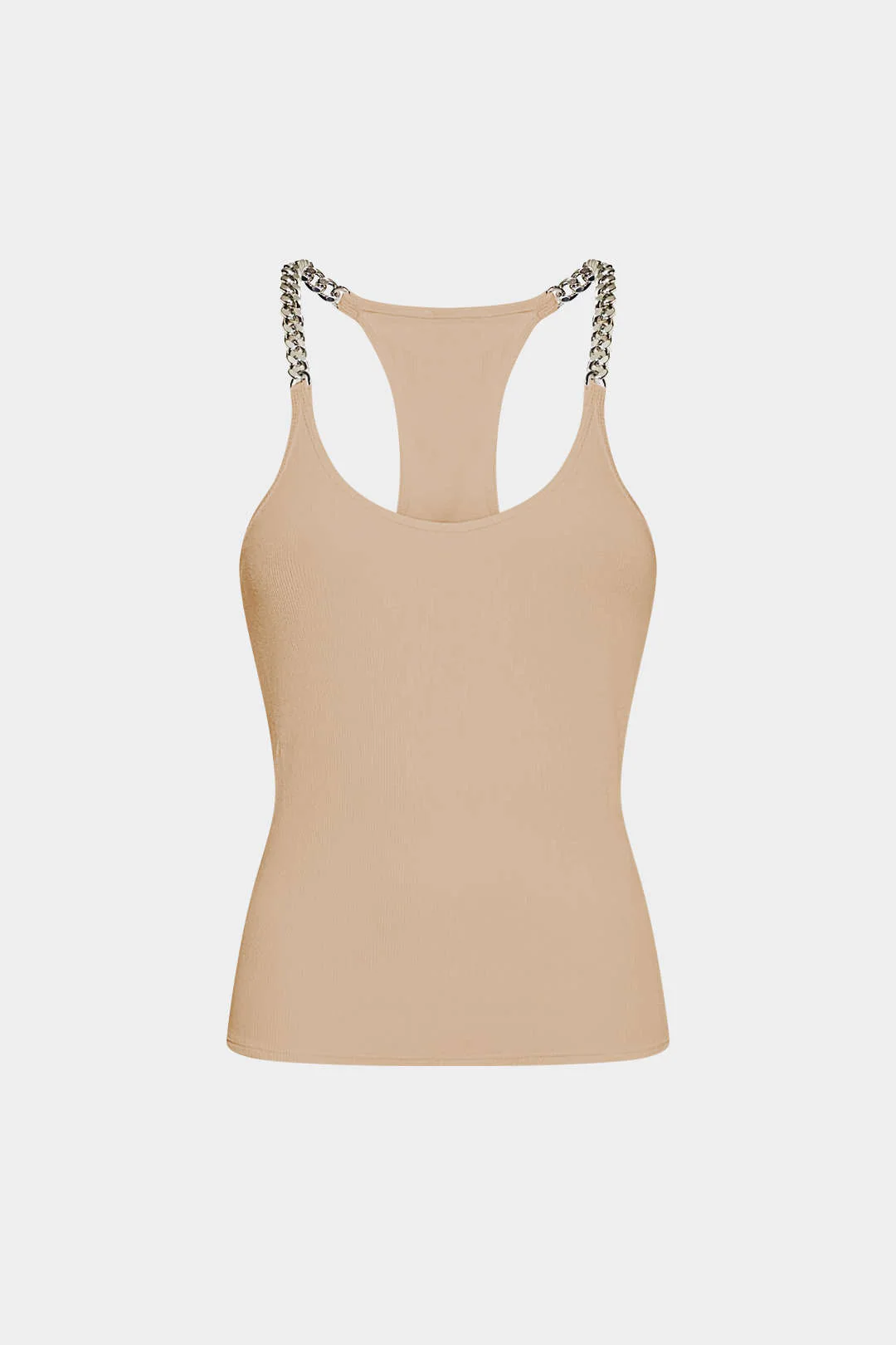 Chain Decor Sleeveless Tank Top