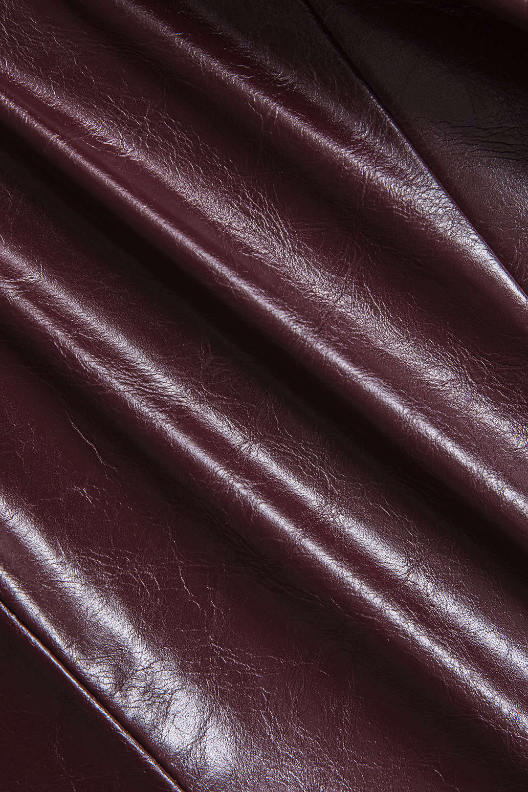 Metallic Button Faux Leather Shorts Outfit