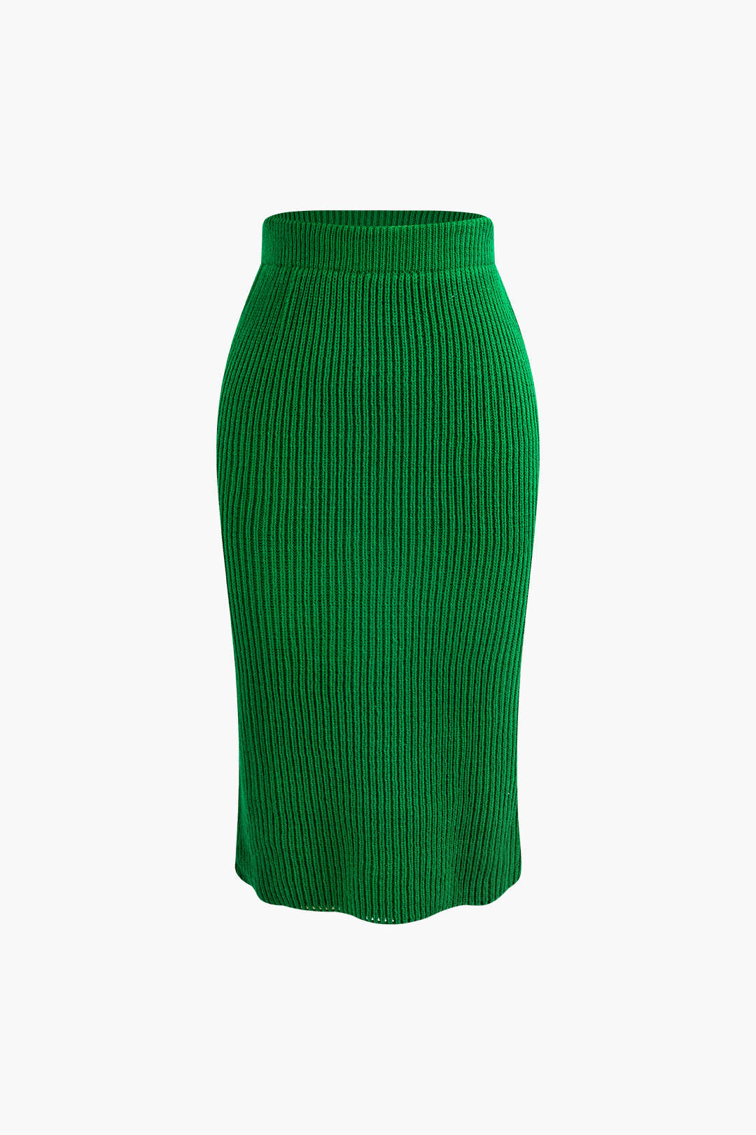 V-neck Long Sleeve Sweater and Skirt Set