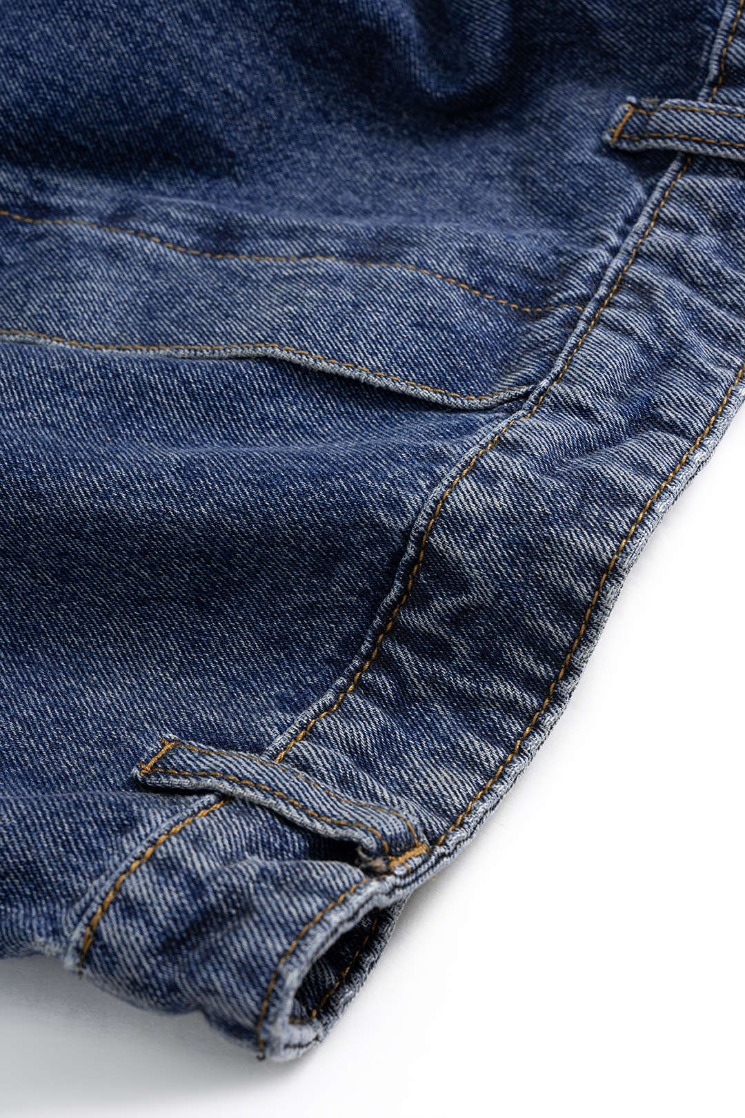 Washed High Waist Barrel Denim Jeans