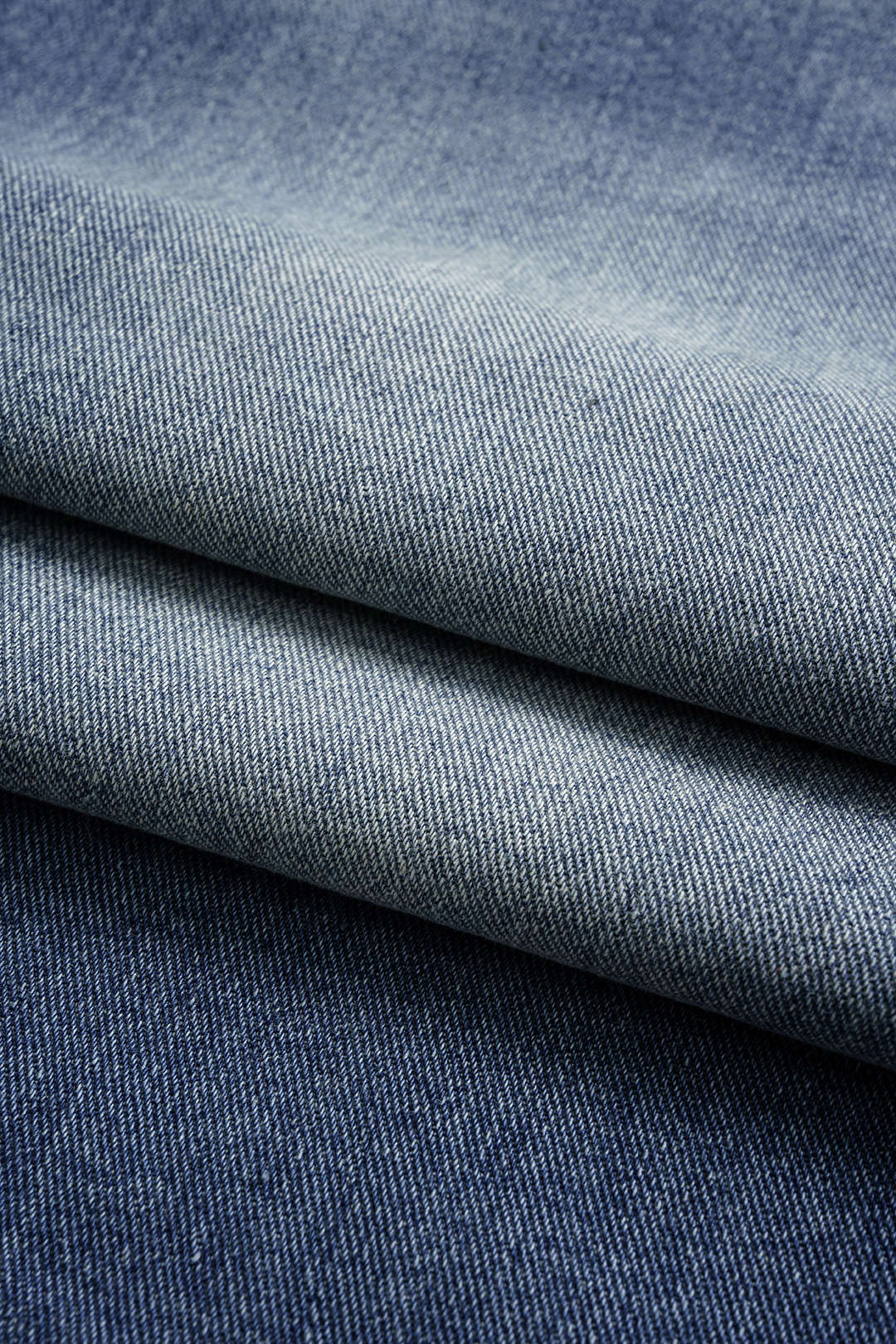 Asymmetrical Button Denim Jeans