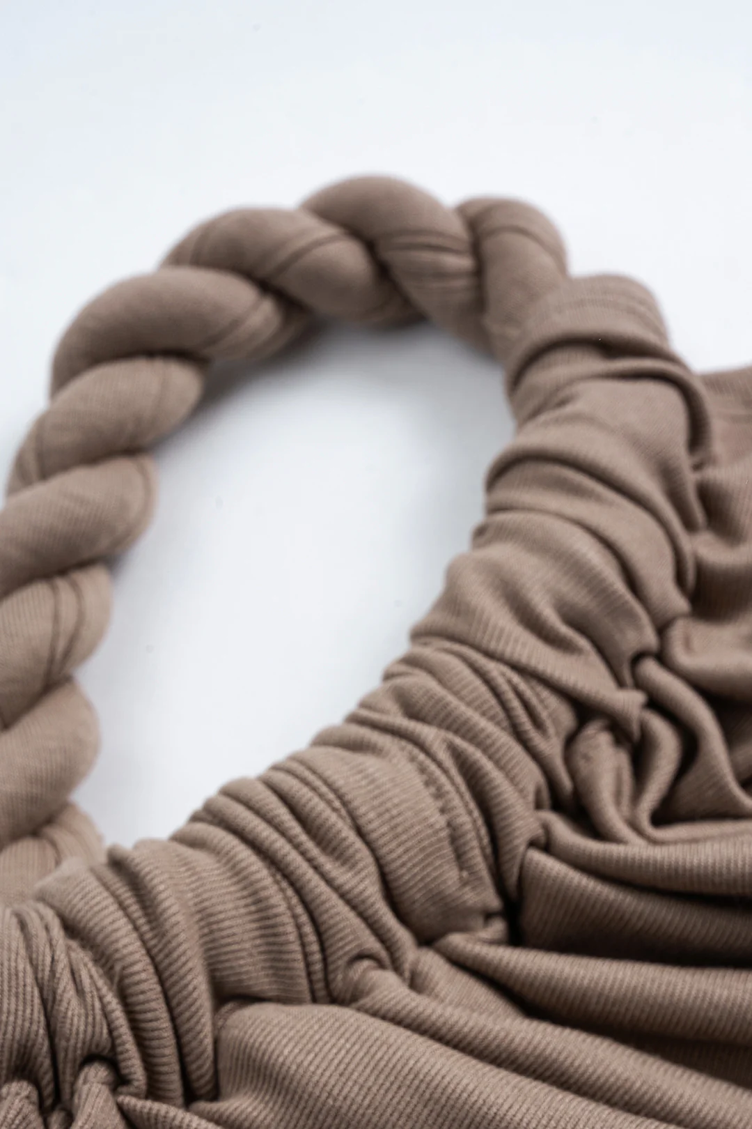 Plus Size Ruched Twist Knot One Shoulder Short Sleeve Midi Dress