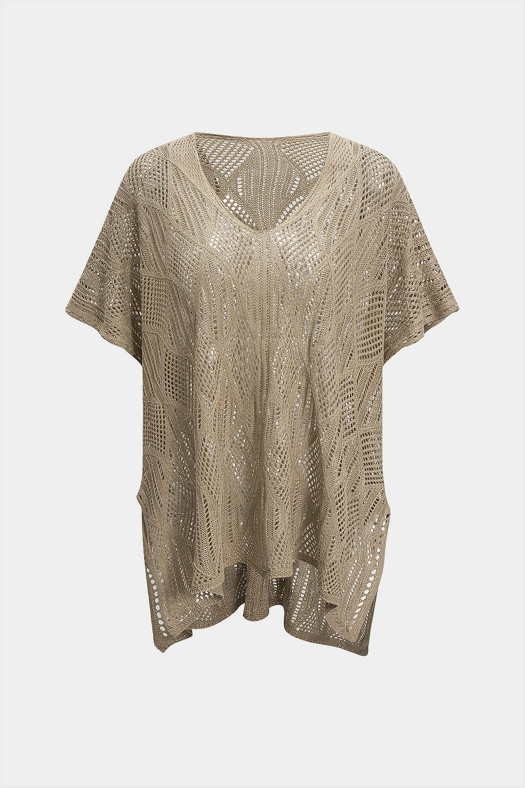 Cut-Out Short-Sleeve T-Shirt