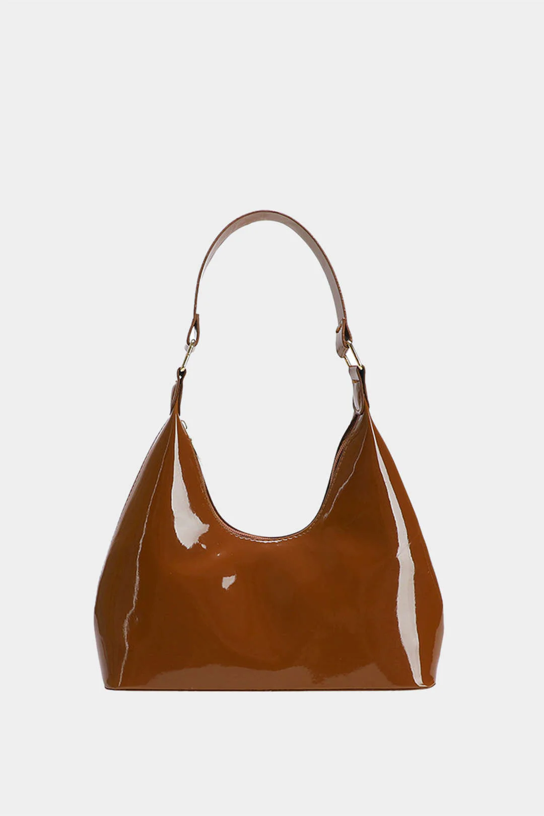 Patent Leather Shoulder and Handheld Bag