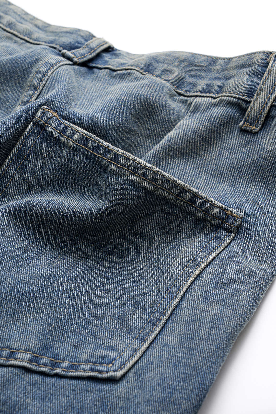 Denim High Waist Wide Leg Jeans