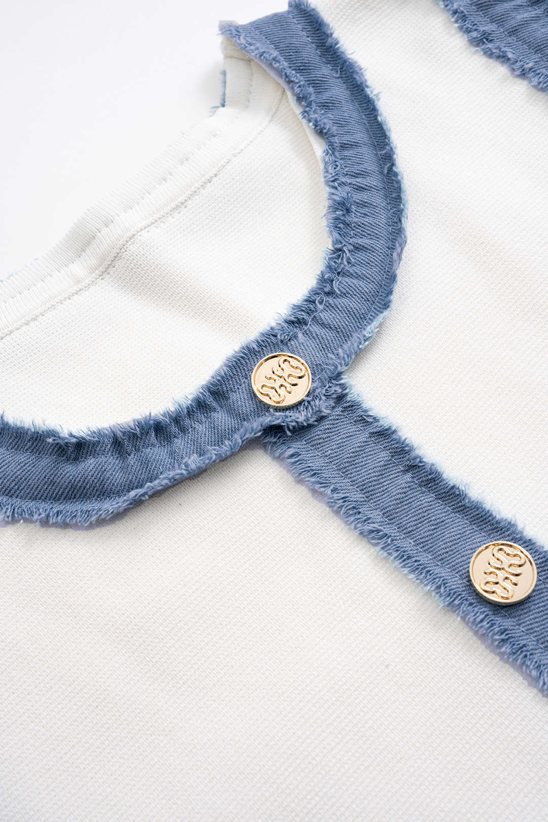 Plus Size Knit Patchwork Contrast Button Sleeveless Dress