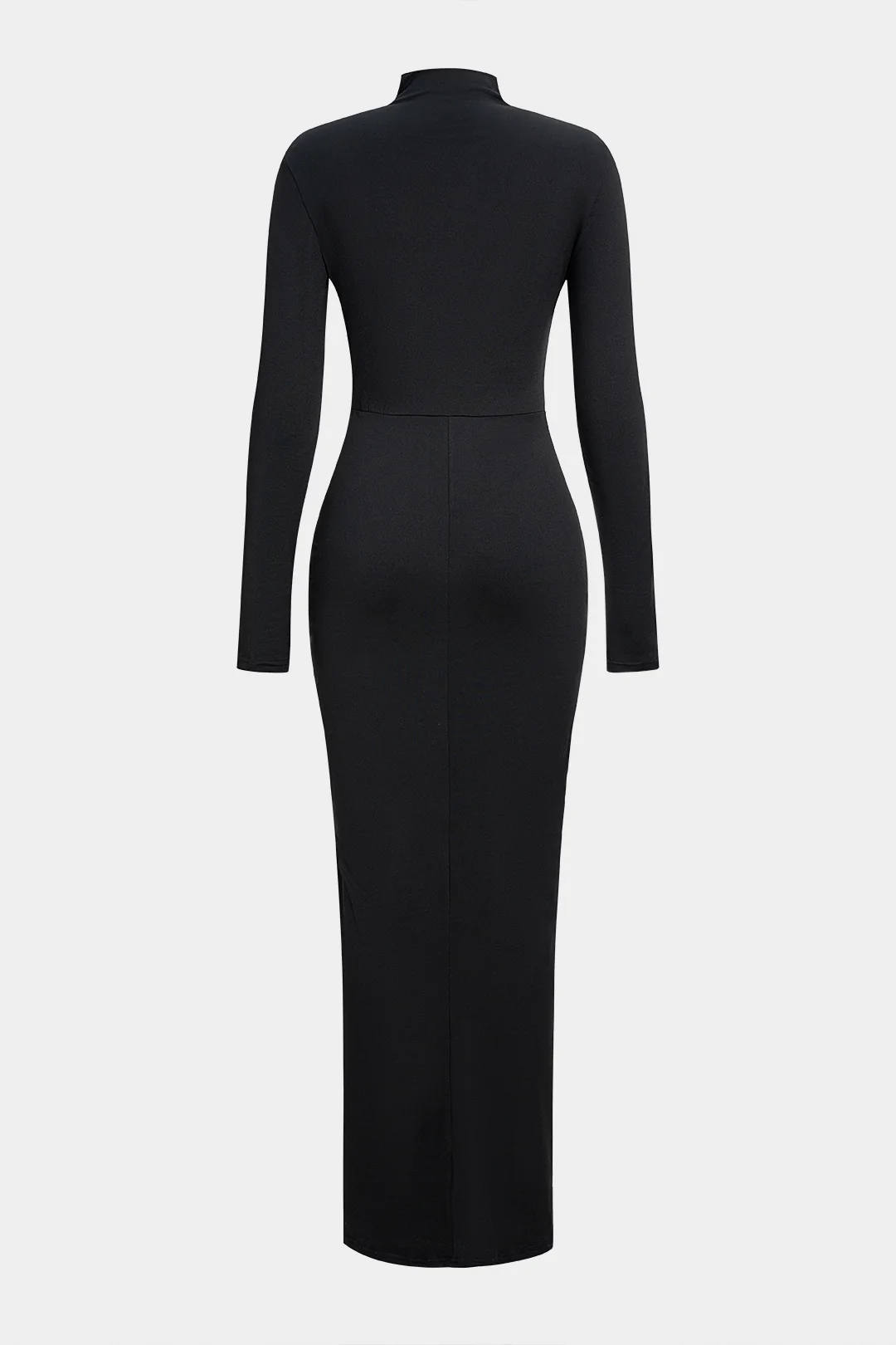 Ruched Long Sleeve Maxi Dress