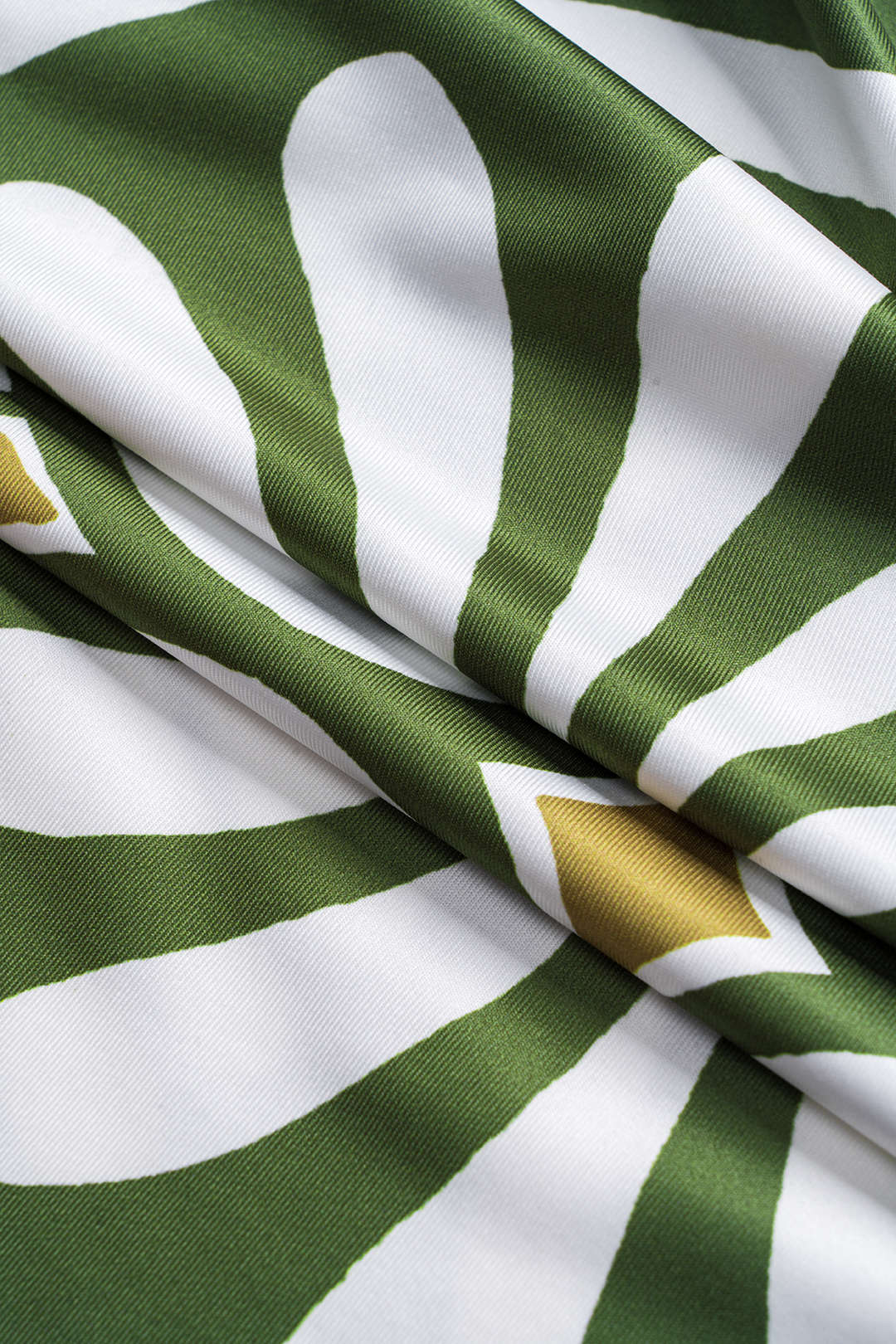 Abstract Pattern Drawstring Wide-Leg Trousers