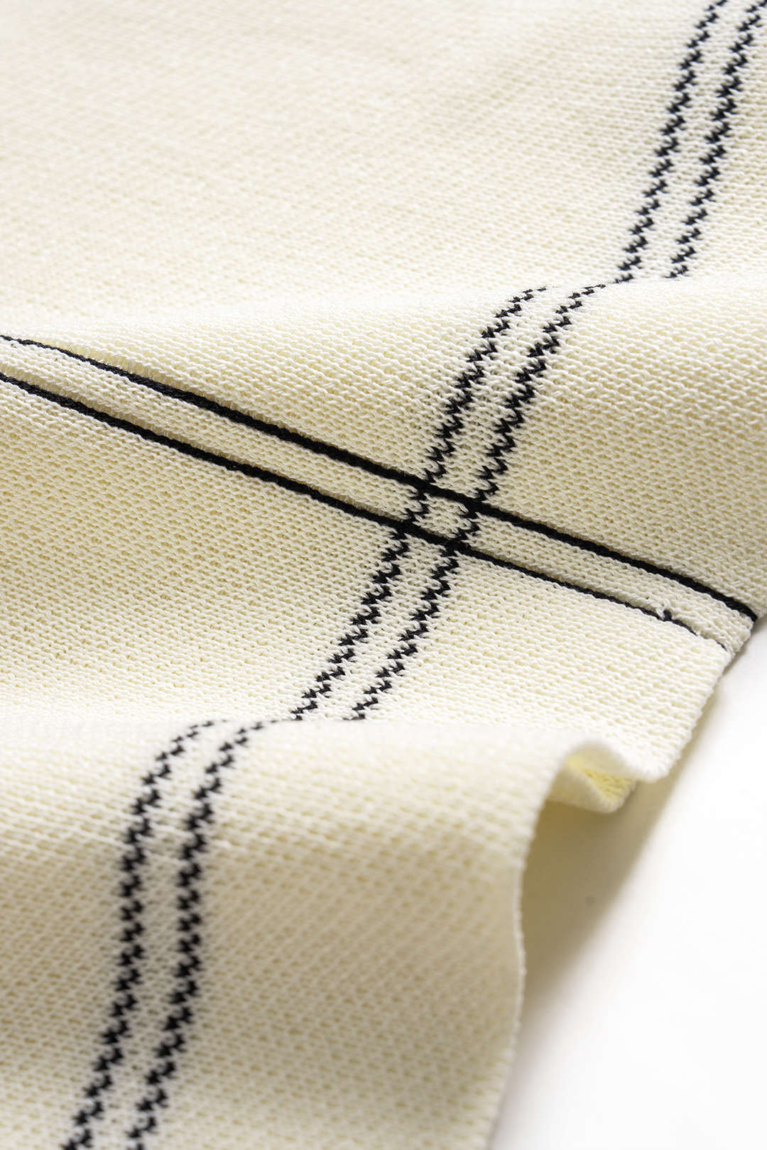 Knit Hollow Out Contrast Tank Top