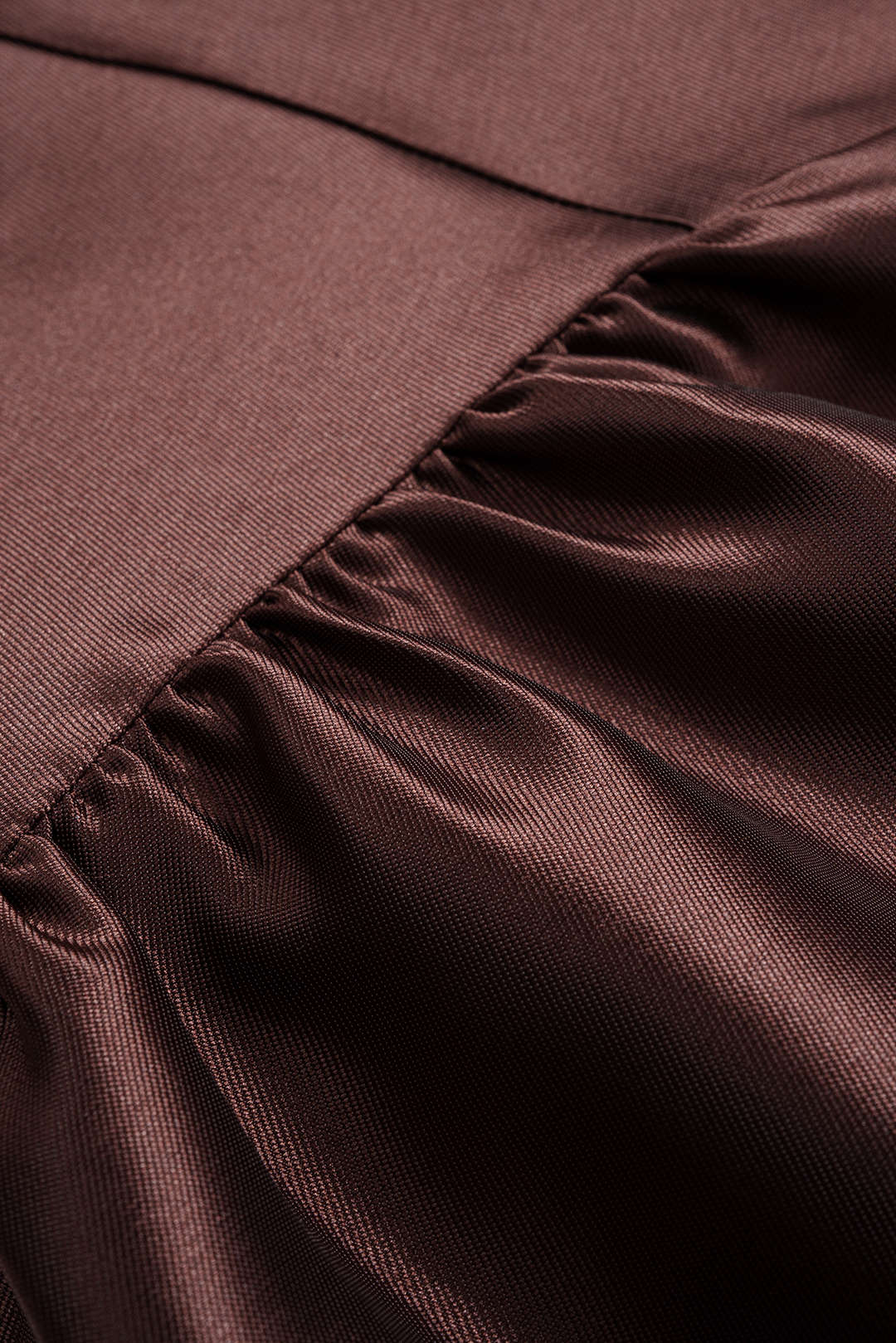 Satin Ruched Sleeveless Mini Dress