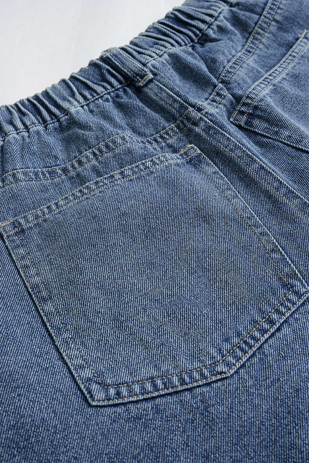 Denim Asymmetrical Skort