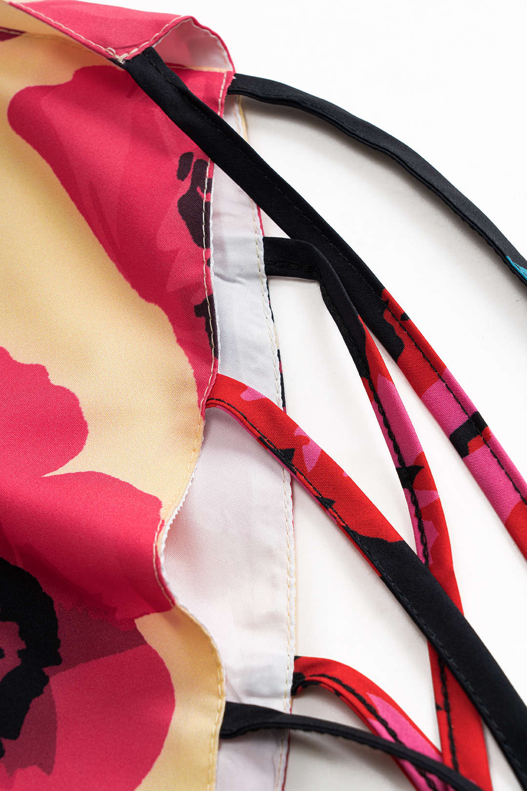 Floral Print Tie Knot Skirt