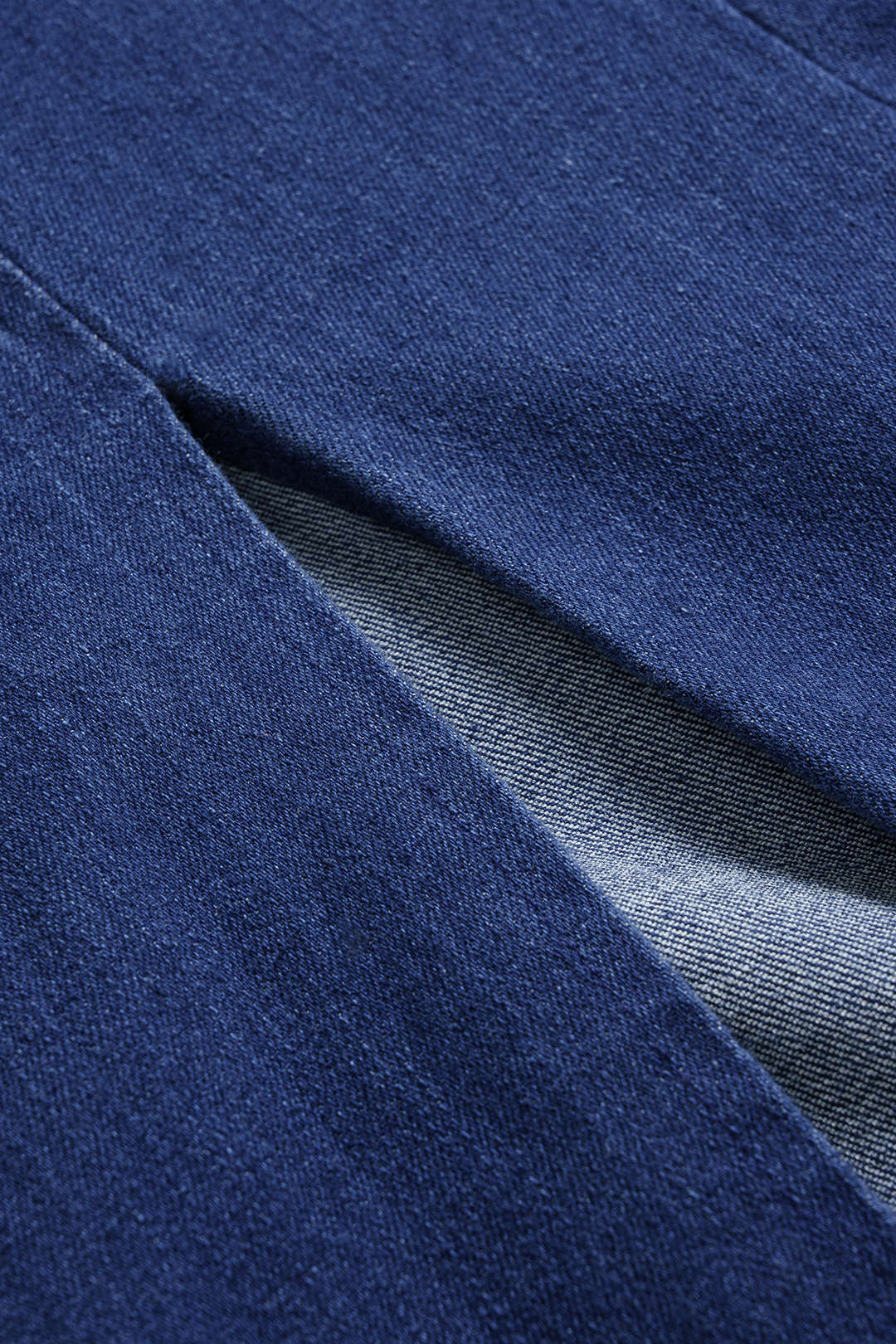 Denim Backless Zipper Sleeveless Dress