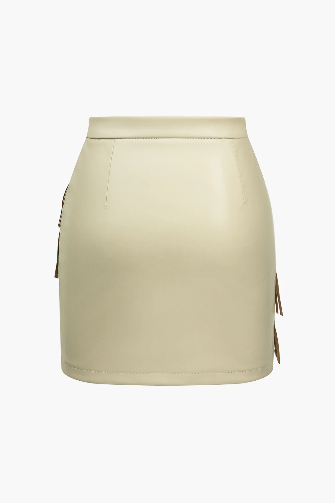 Solid Fringe and Studded Skirt