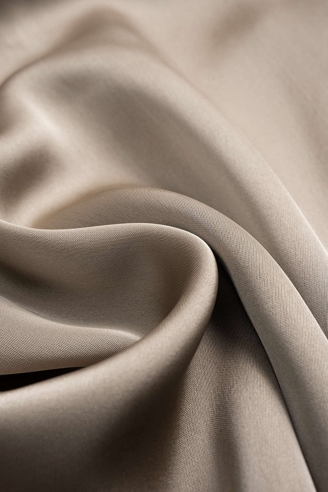 Satin Ruched Asymmetric Twist Knot Midi Dress