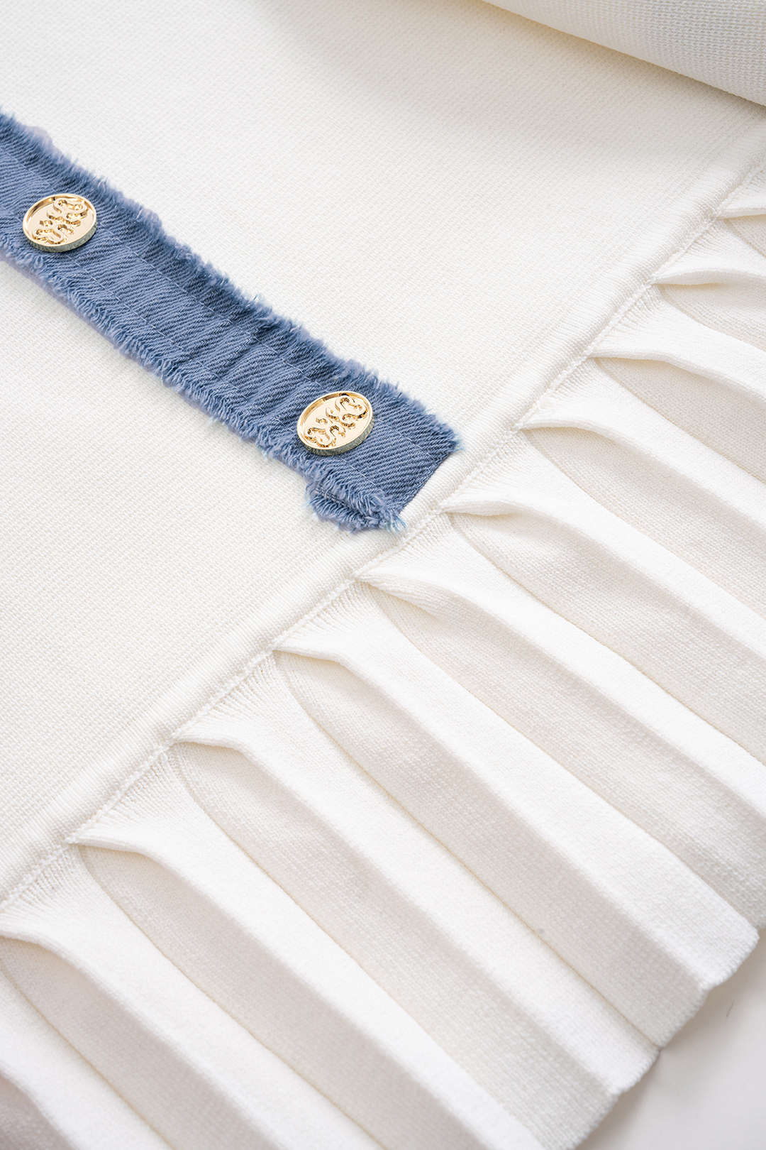 Plus Size Knit Patchwork Contrast Button Sleeveless Dress