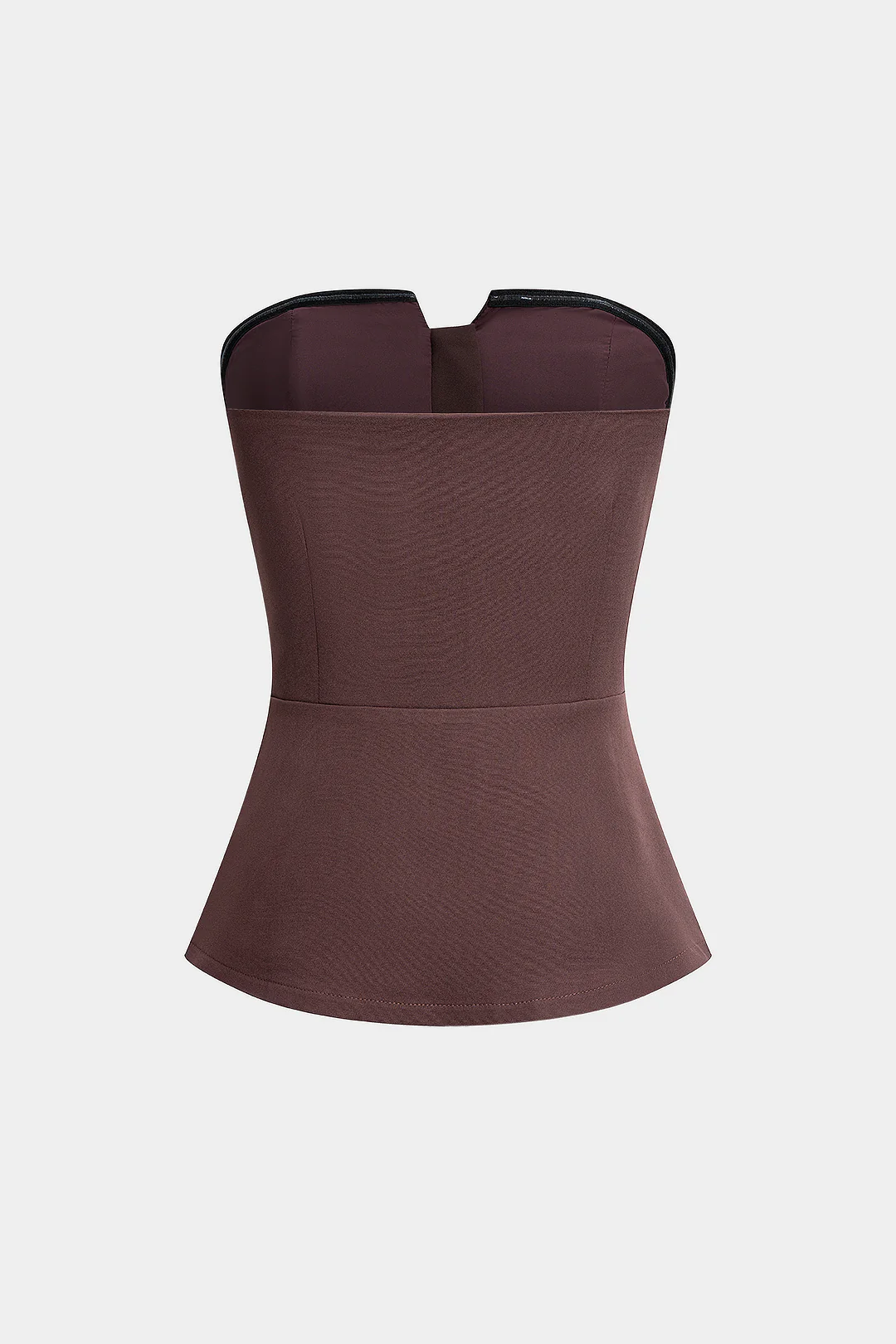 Solid Strapless Tube Top