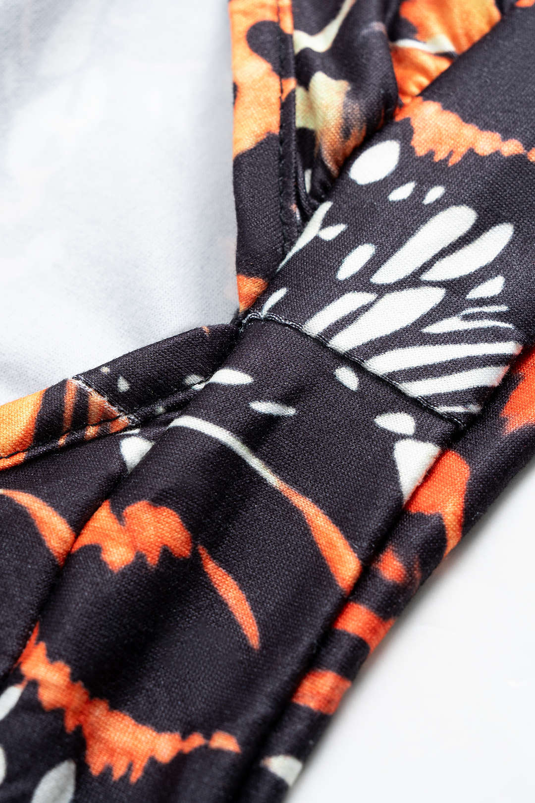 Abstract Butterfly Print Halter Neck Backless Strappy Camisole Top