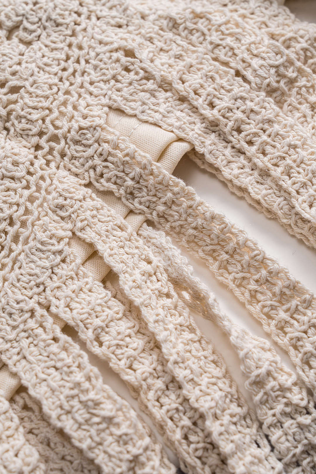 Lace Button Cut-Out Long Sleeve Top and Fringe Tie-Front Skirt Set