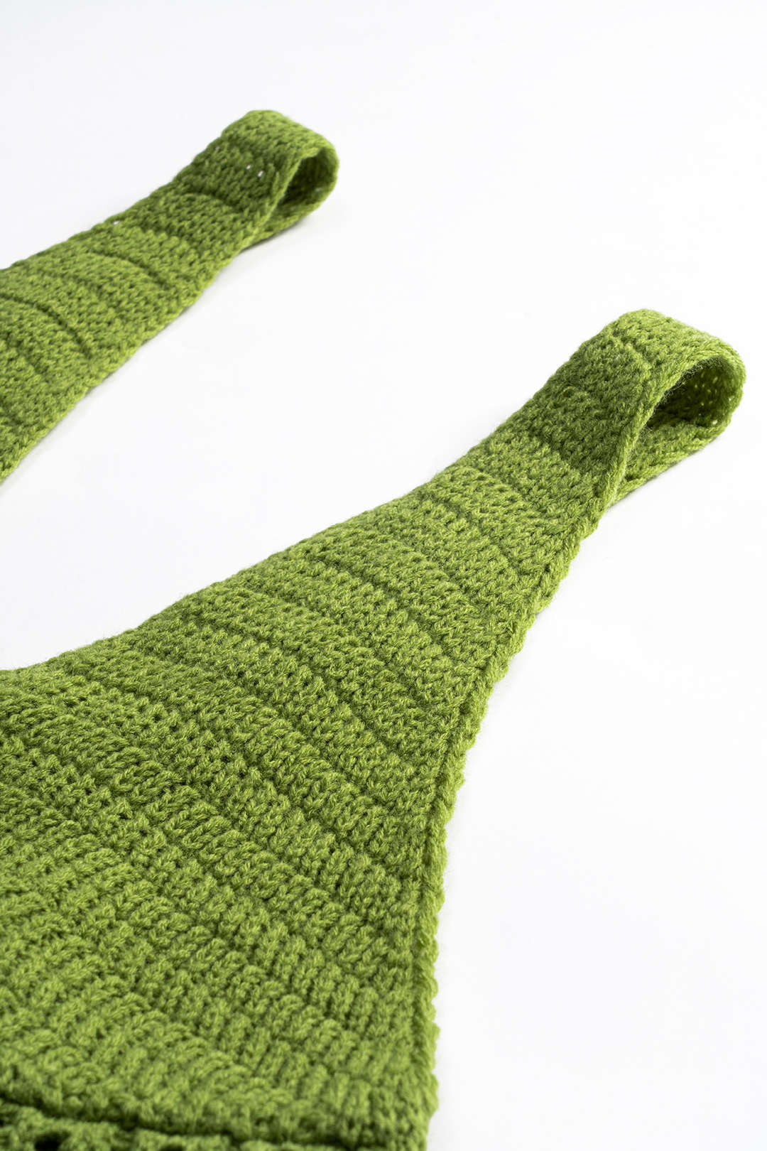 Plus Size Knitted Tie-Back Tank Top