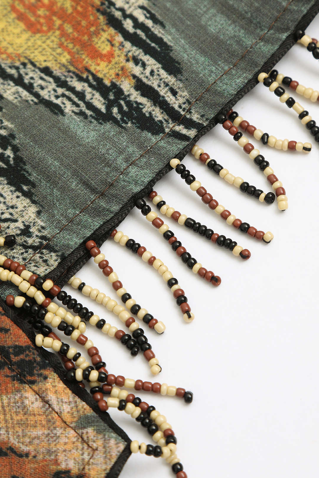 Printed Knotted Mini Skirt