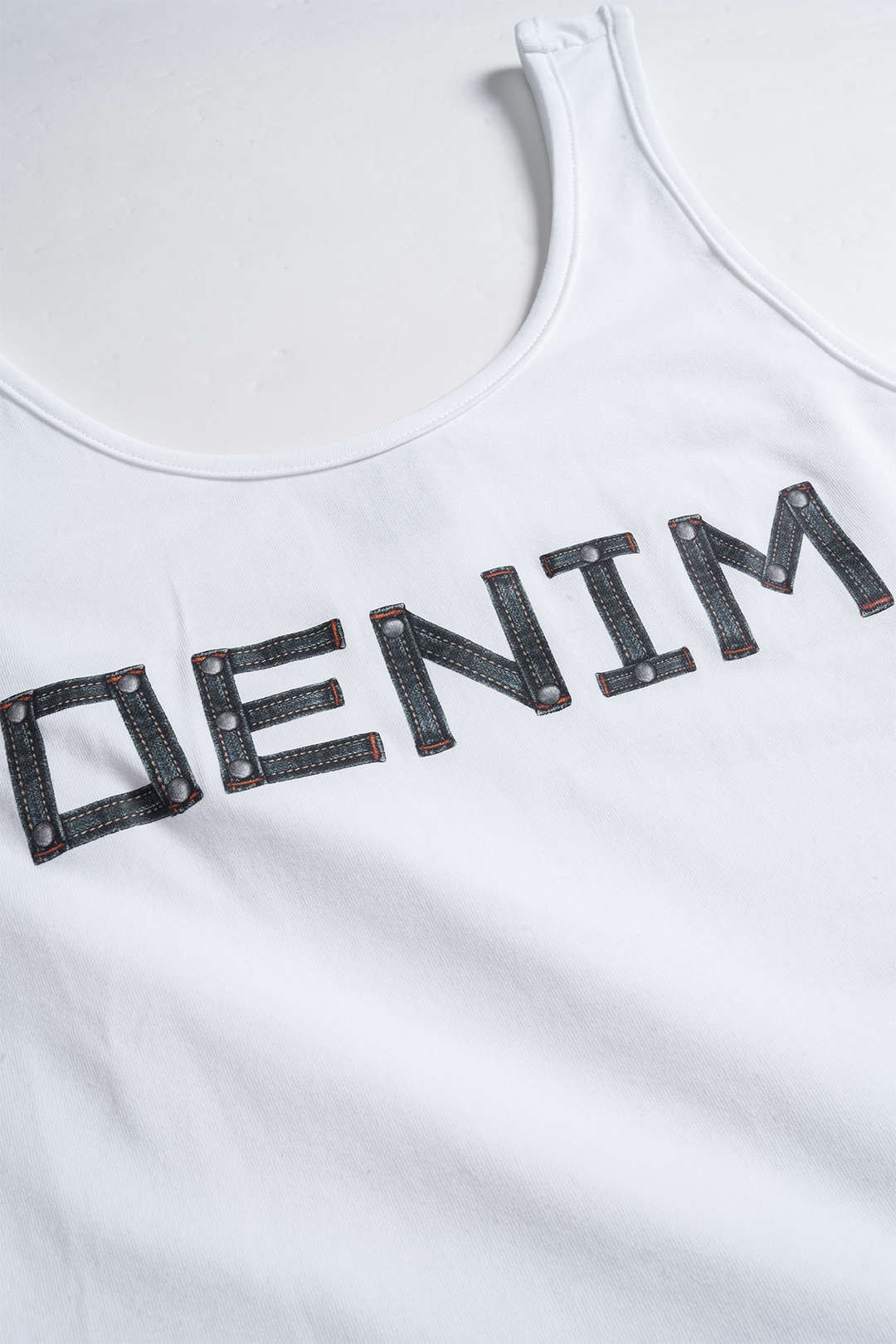Printed Letter Tank Top
