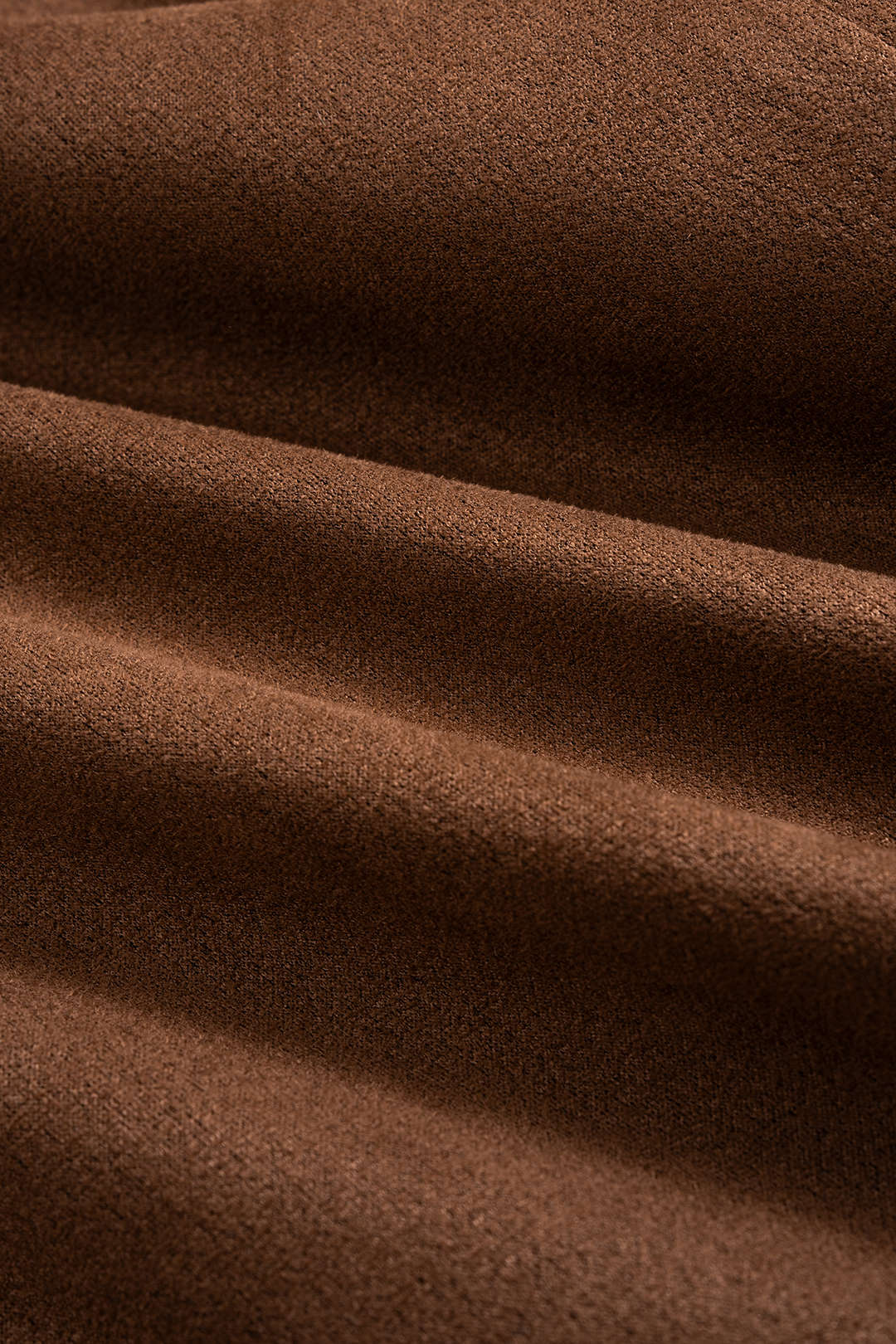 High Waist Slit Belted Suede Skirt