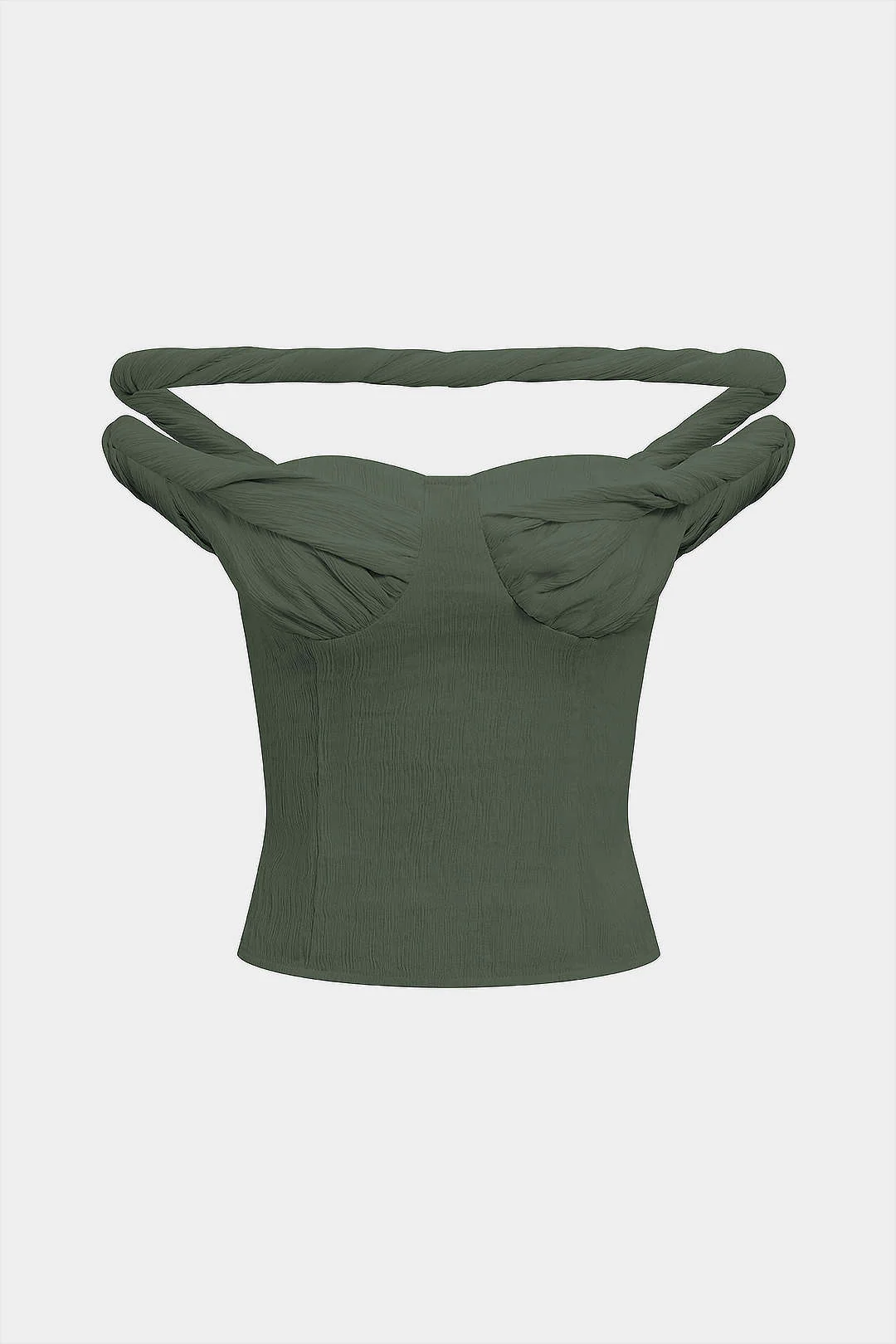 Twist Knot Zipper Tank Top