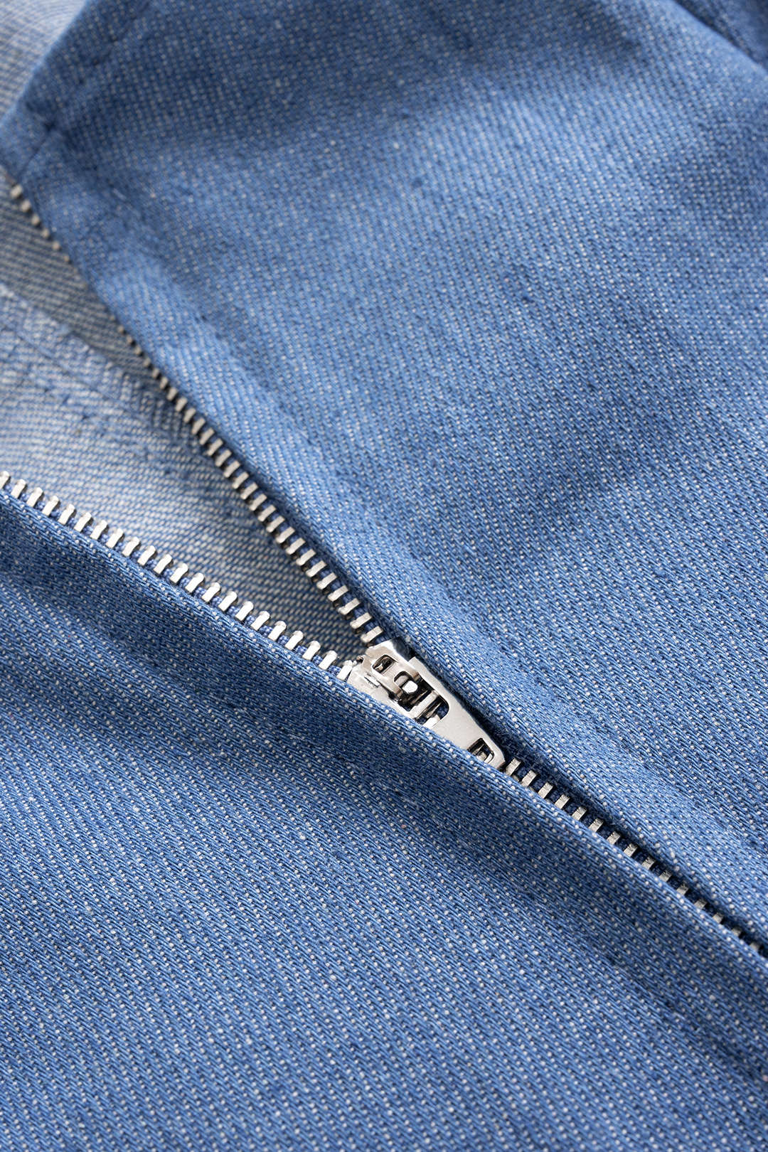 Sleeveless Zipper Backless Tie Back Denim Dress