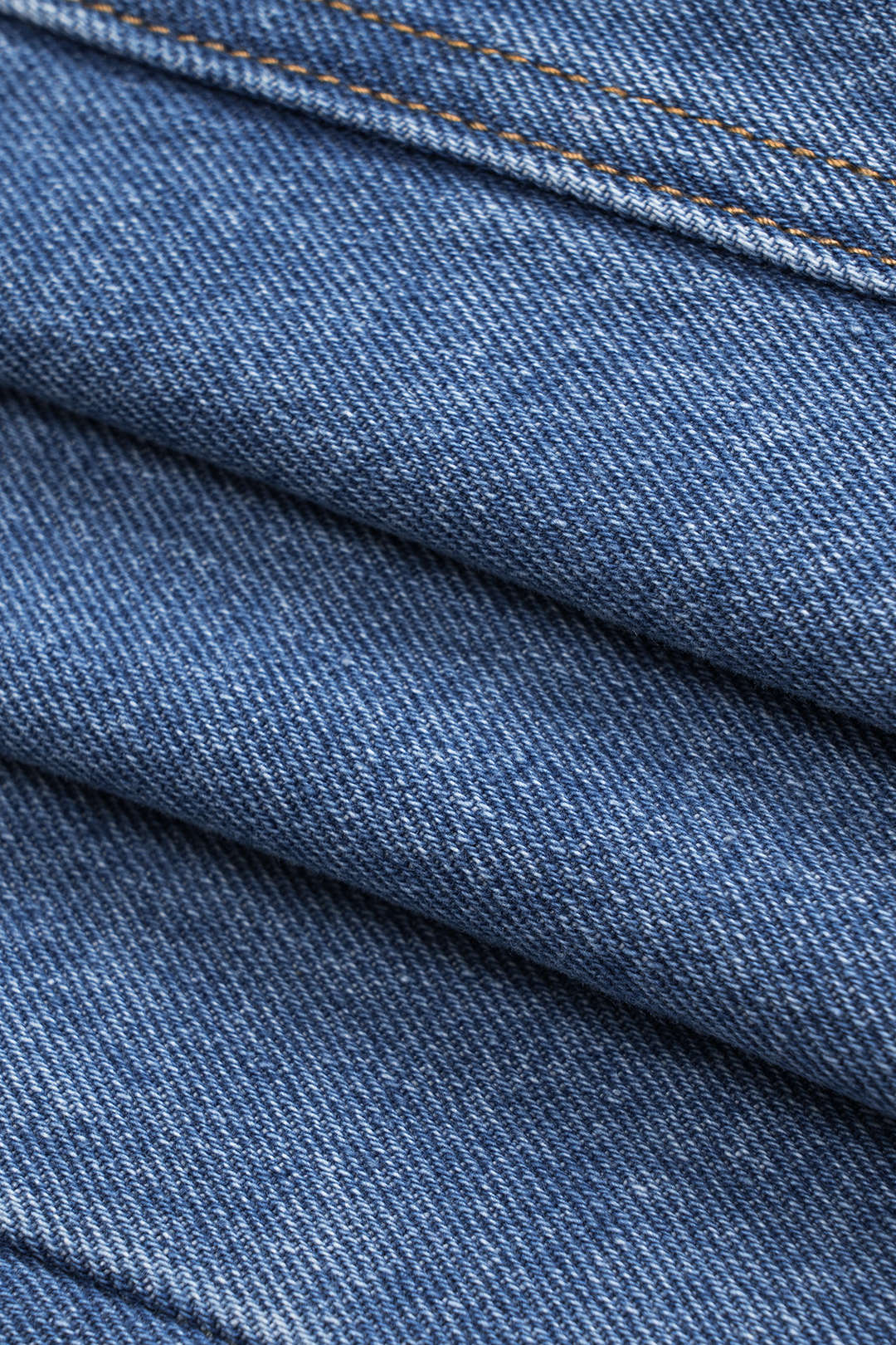 Denim Button Square Neck Crop Bustier Top