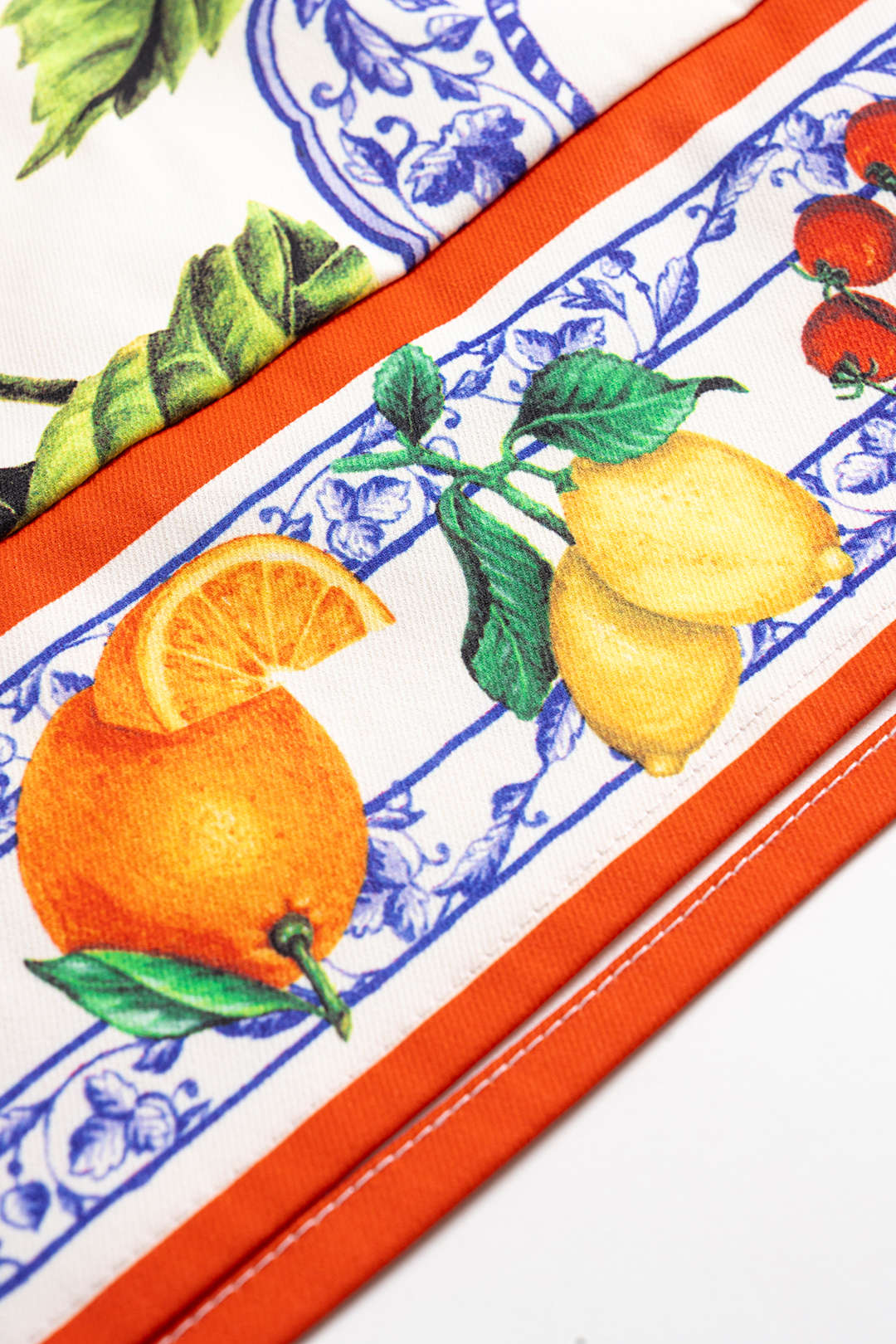 Fruit Floral Print Skirt