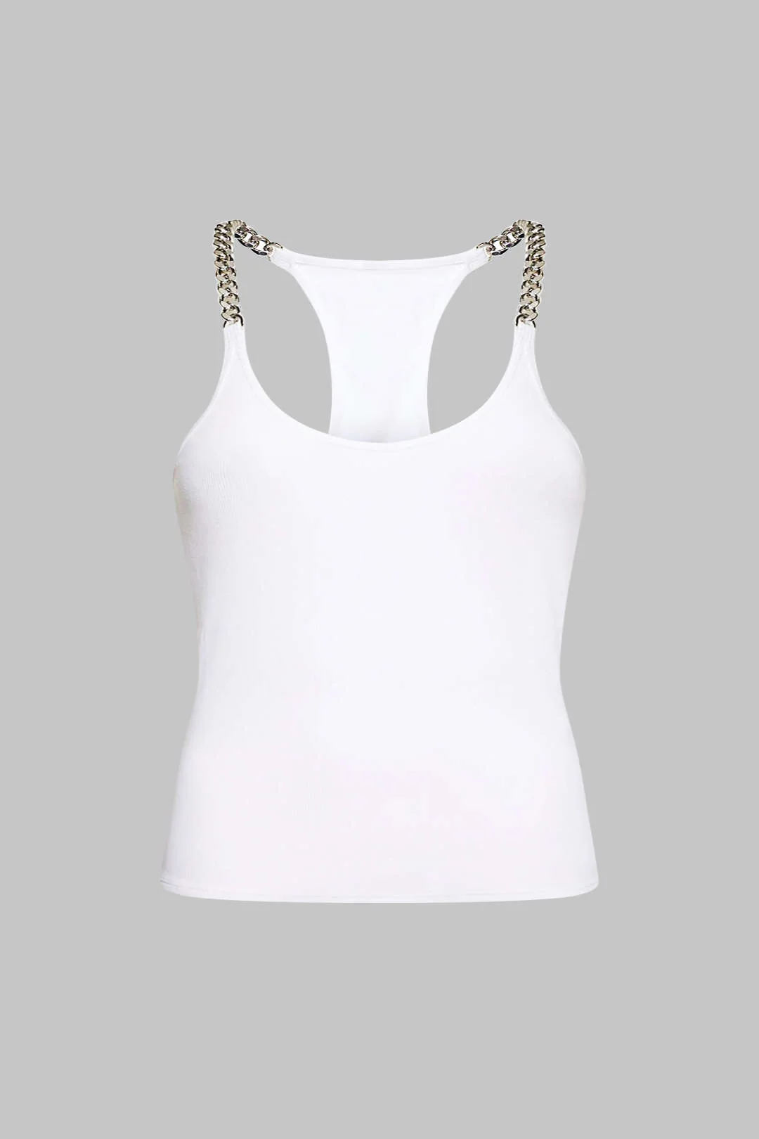 Plus Size Chain-Designed Tank Top
