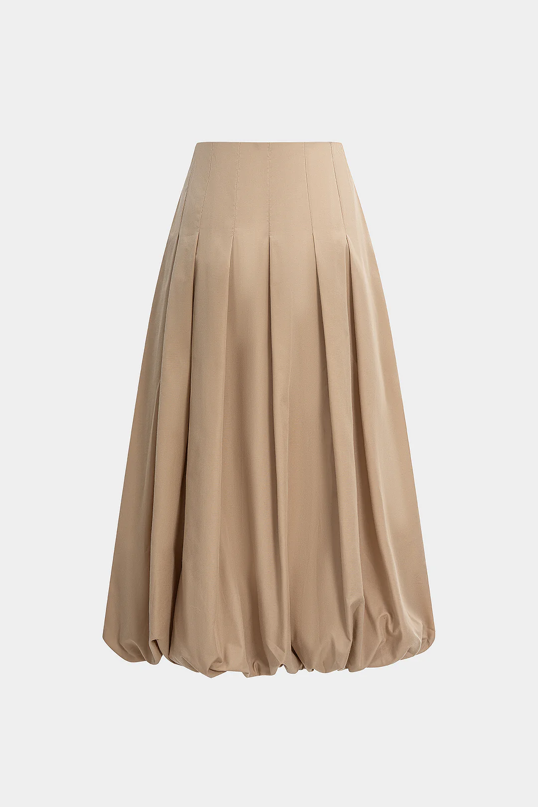 Solid Pleated Women's Skirt