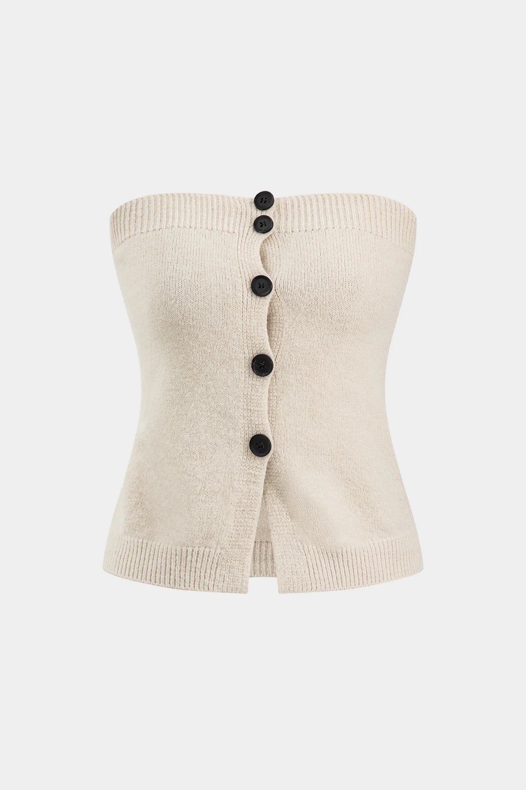 Knit Button Tank Top, Cardigan, and Skirt Set