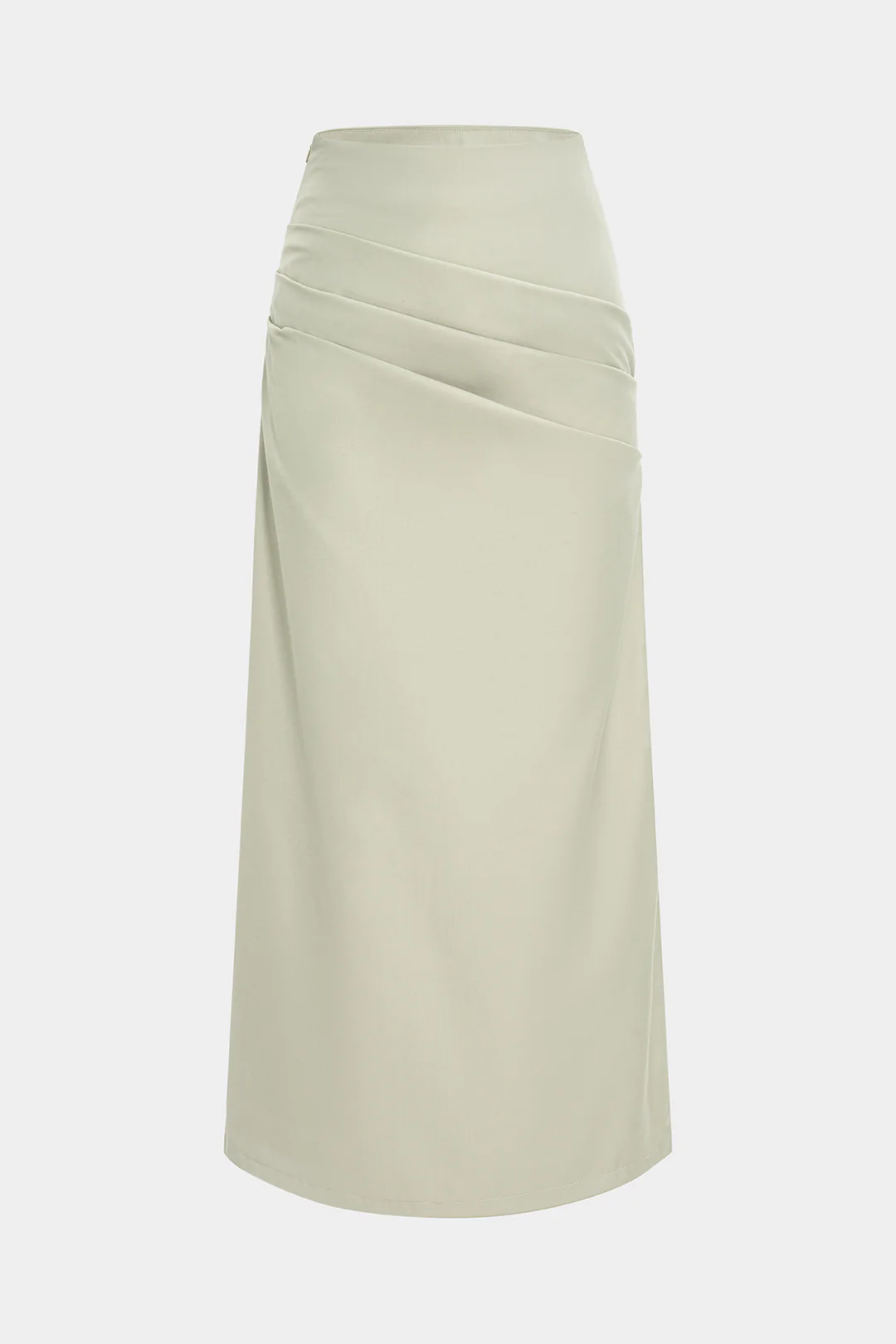 Gathered High Waist Skirt