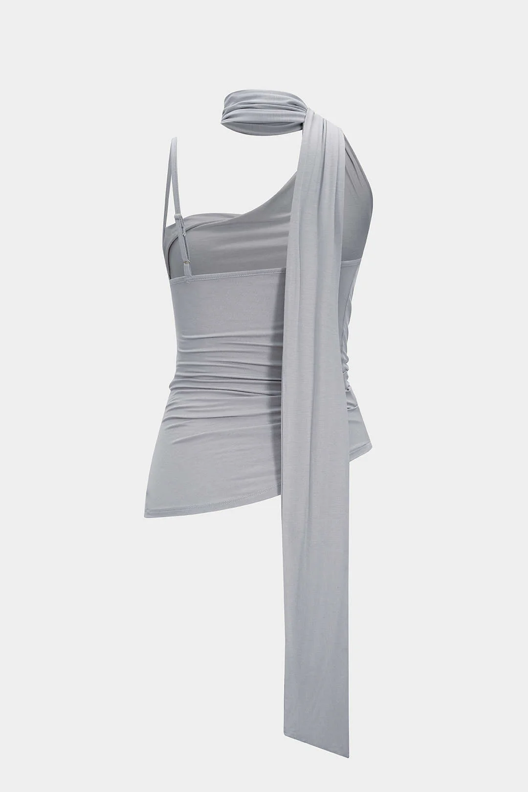 Halter Neck Ruched Cami Top