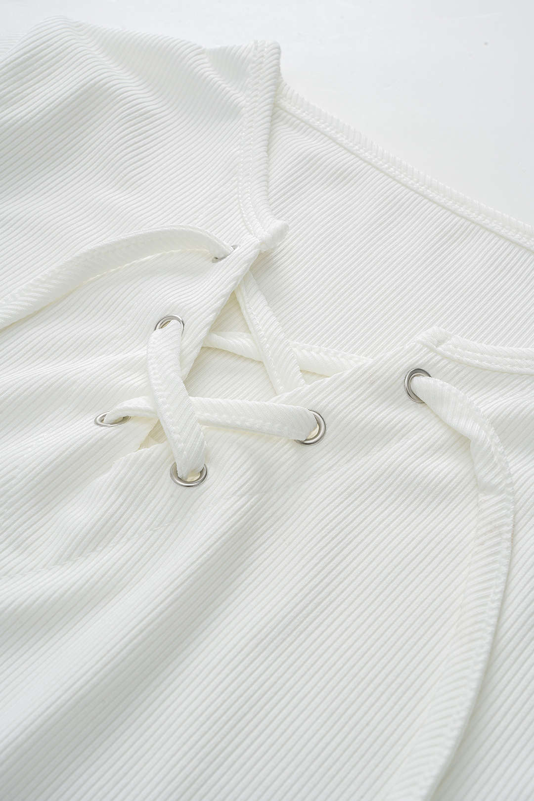 Strappy Tie-Up Short-Sleeve T-Shirt