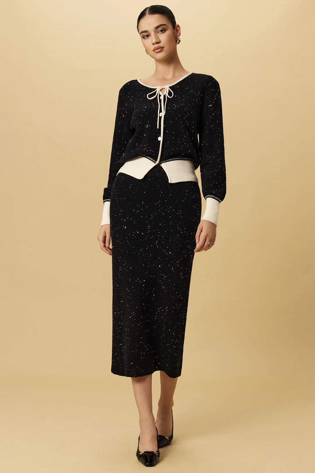 Knit Mid-length Skirt