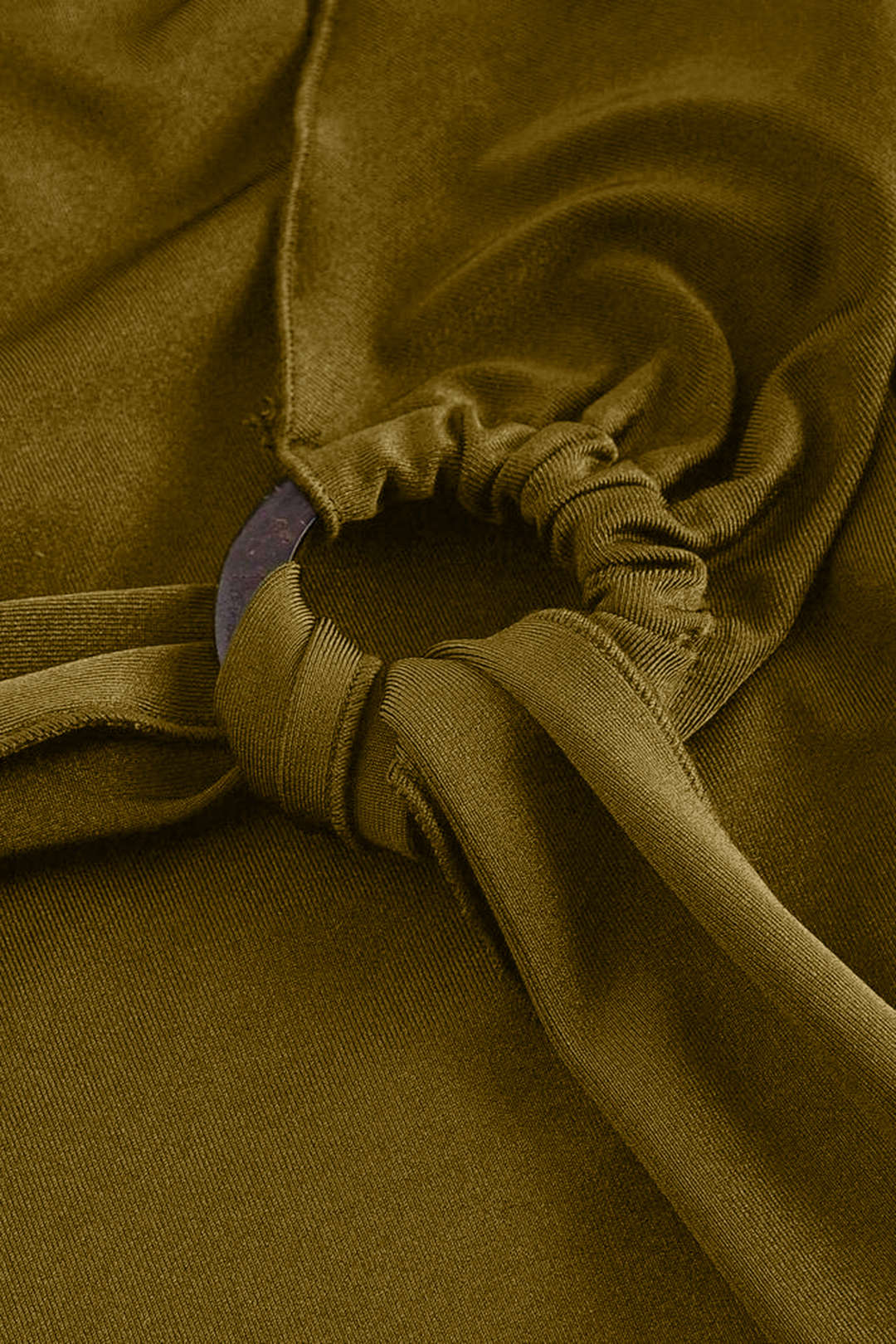 Ruffled Ruched Asymmetric Skirt