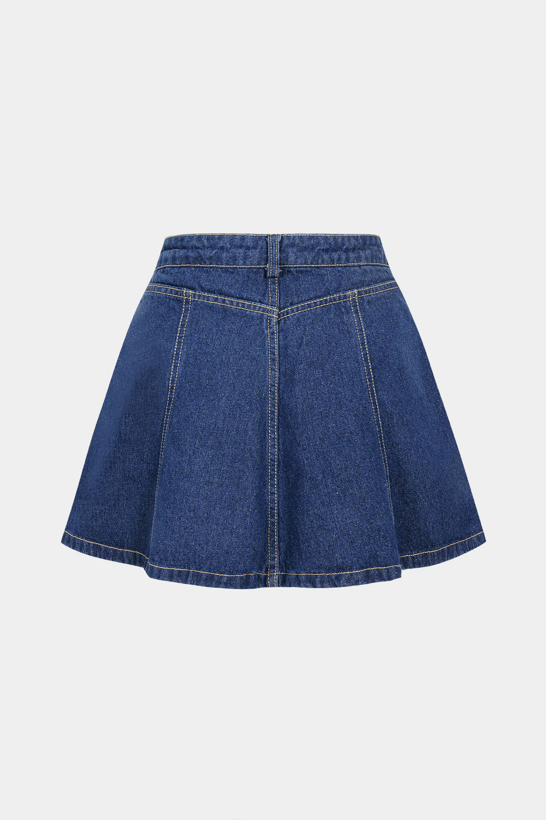 Denim High-Waisted Skirt