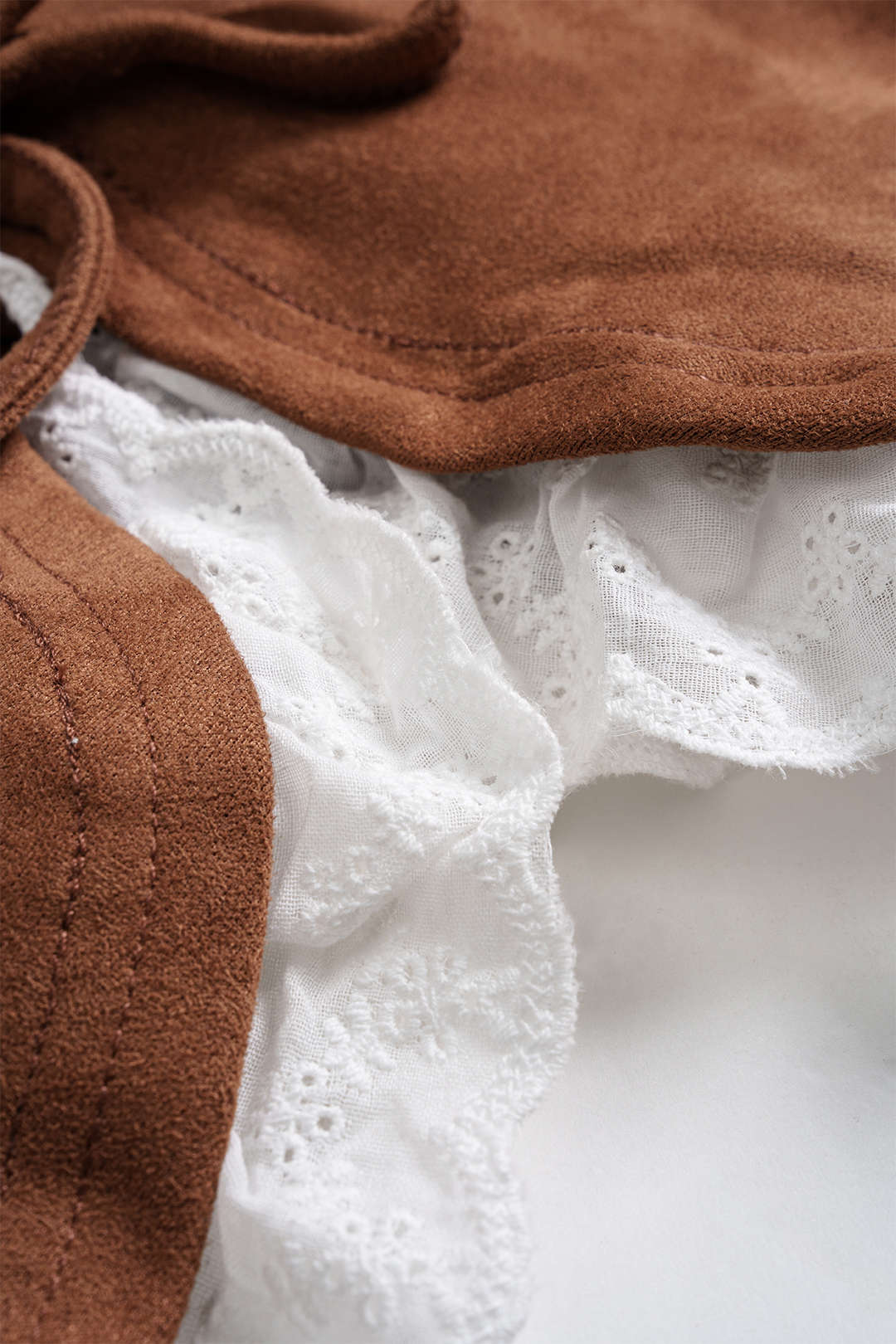 Tie-Up Ruffle Hem Cami Top