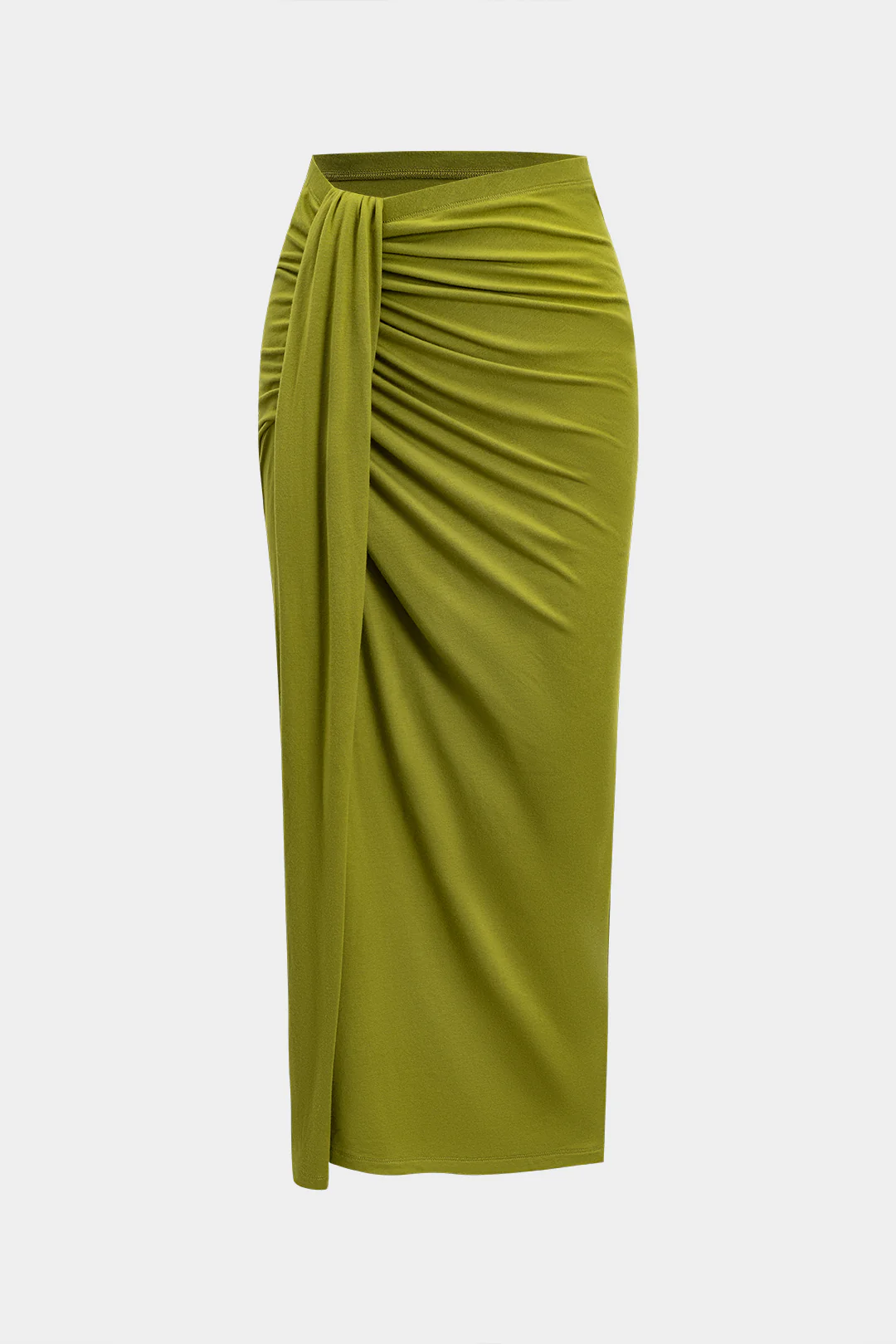 Tank Top and Ruched Knot Skirt Set