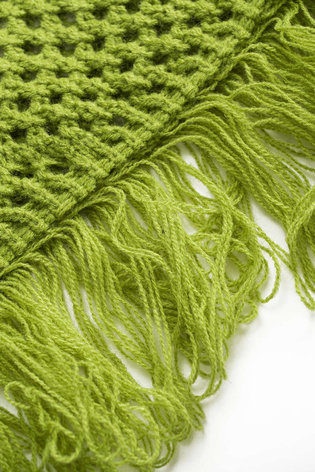 Plus Size Knitted Fringe High-Waist Skirt