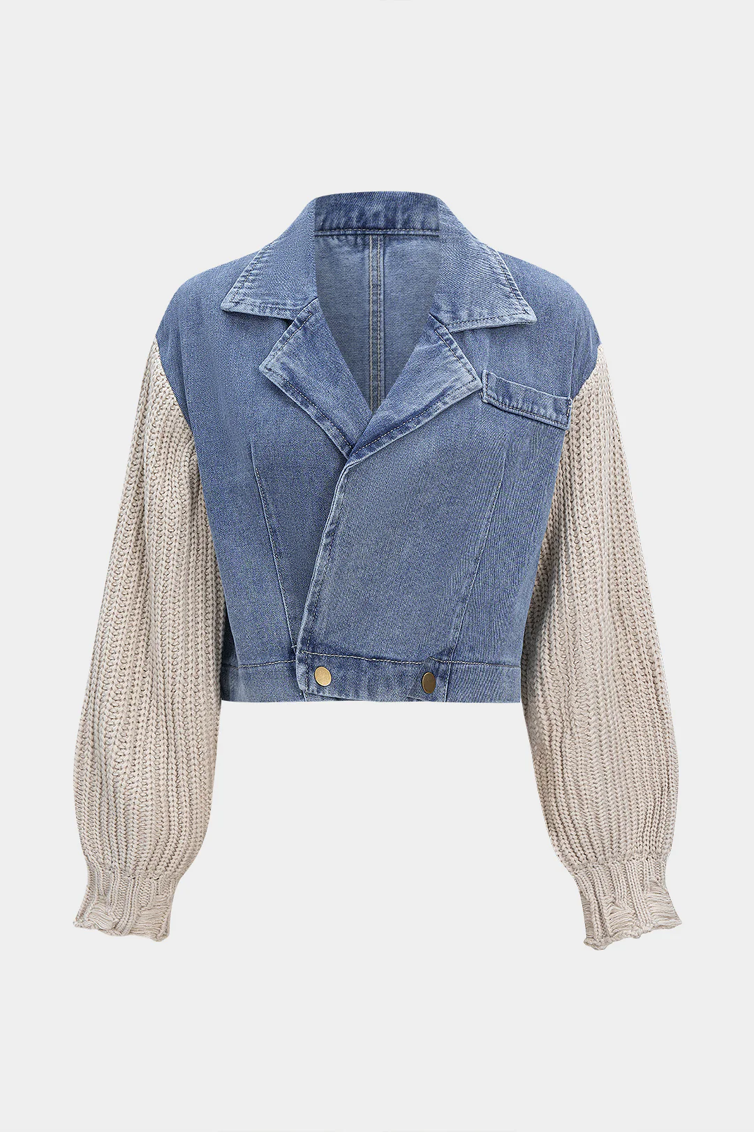 Denim Patchwork Outerwear